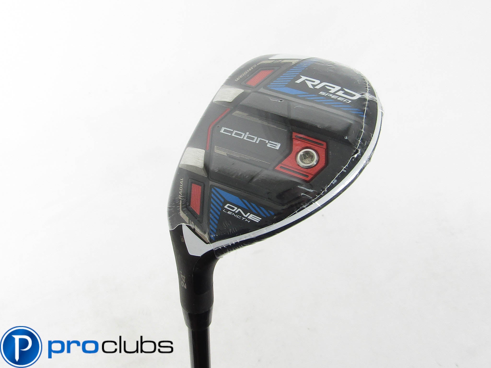 NEW Left Handed COBRA KING RAD SPEED ONE LENGTH 24* #5 HYBRID STIFF FLEX #458811