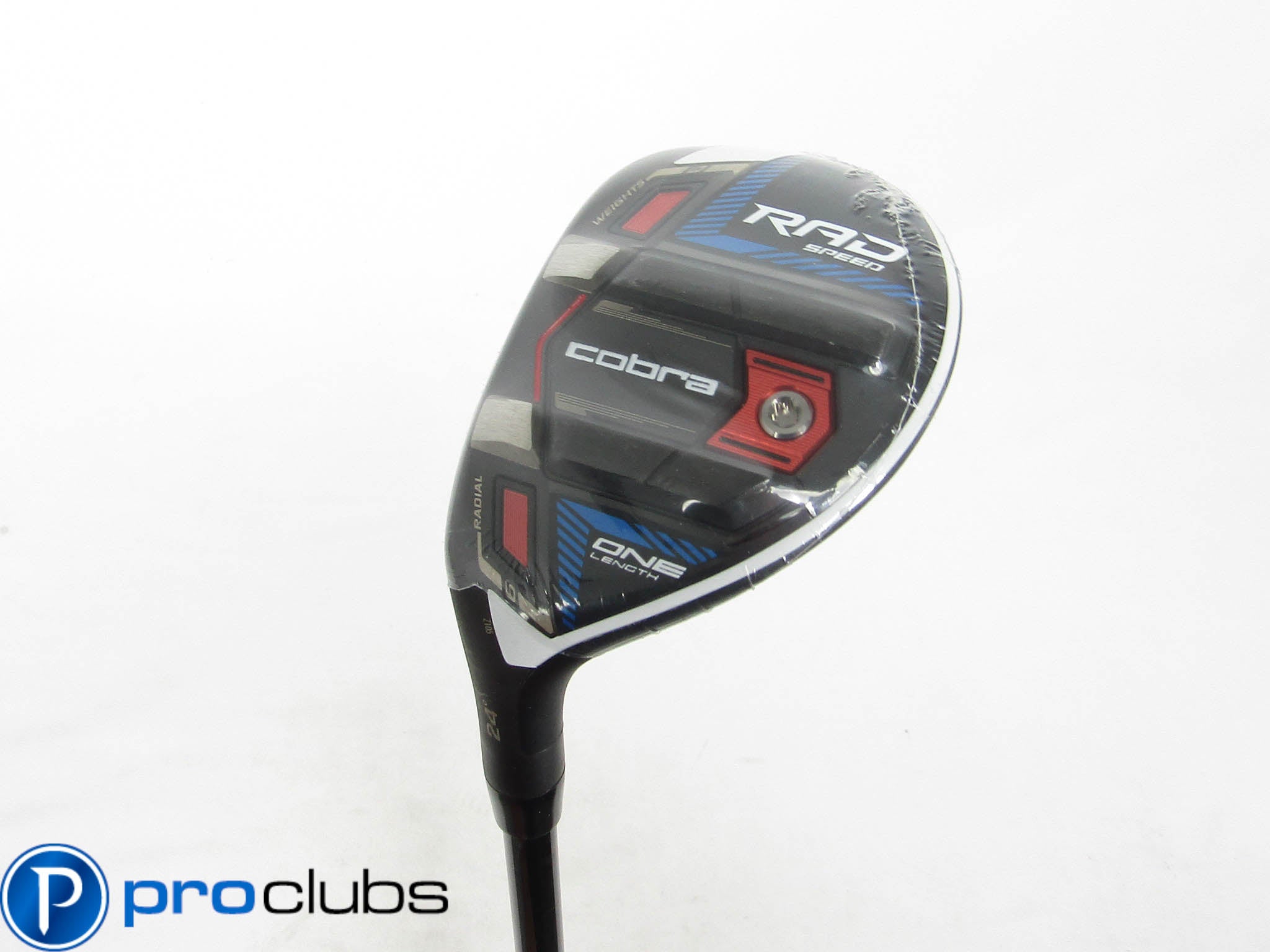 NEW Left Handed COBRA KING RADSPEED ONE LENGTH 24* #5 HYBRID 75G REGULAR #458848