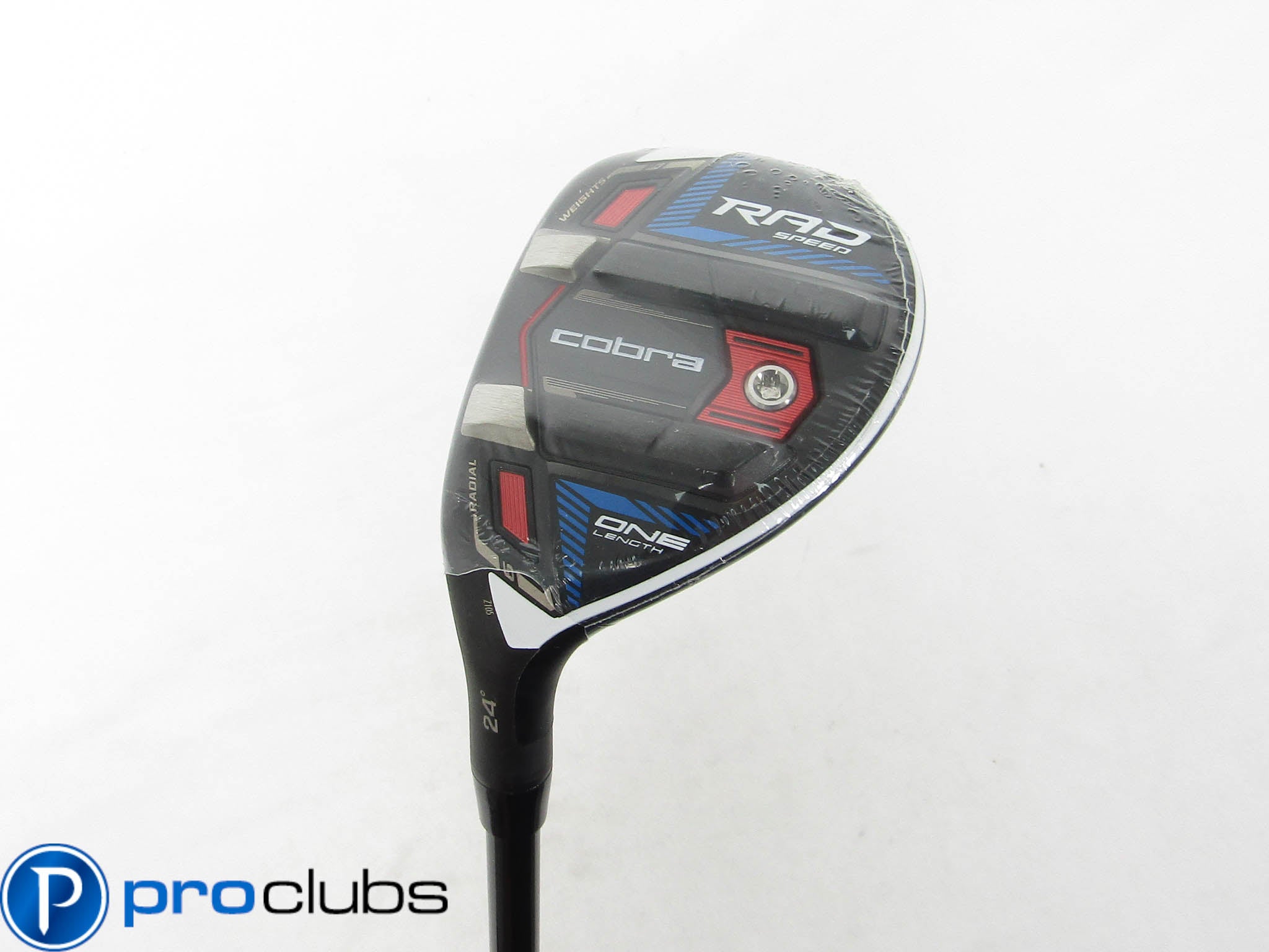 NEW Left Handed COBRA KING RADSPEED ONE LENGTH 24* #5 HYBRID 75 STIFF #458847