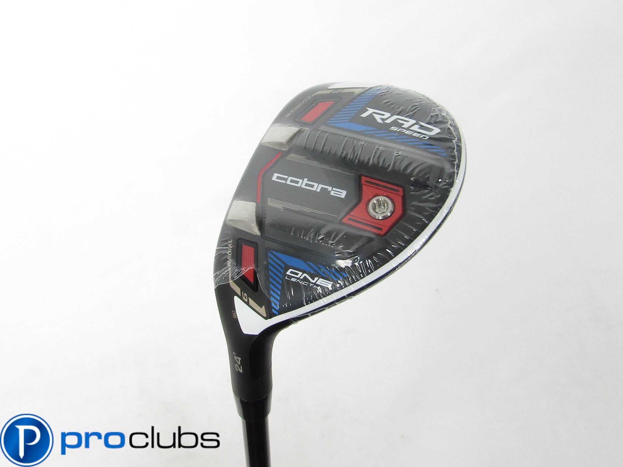 NEW Left Handed COBRA KING RAD SPEED ONE LENGTH 24* #5 HYBRID SENIOR #458875