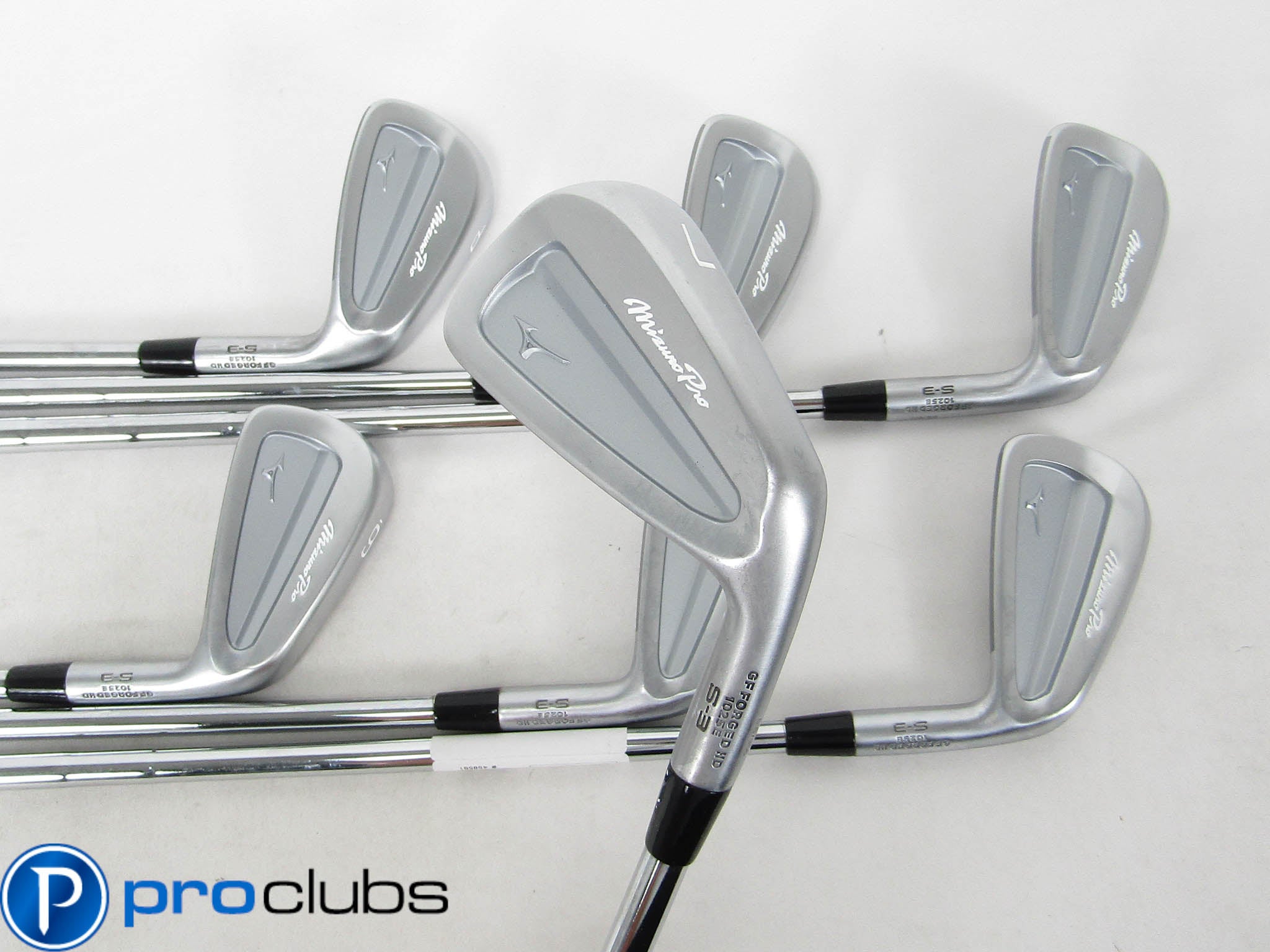Nice! MIZUNO PRO S-3 FORGED IRONS 4-PW STEEL KBS TOUR 130 X-FLEX #458561