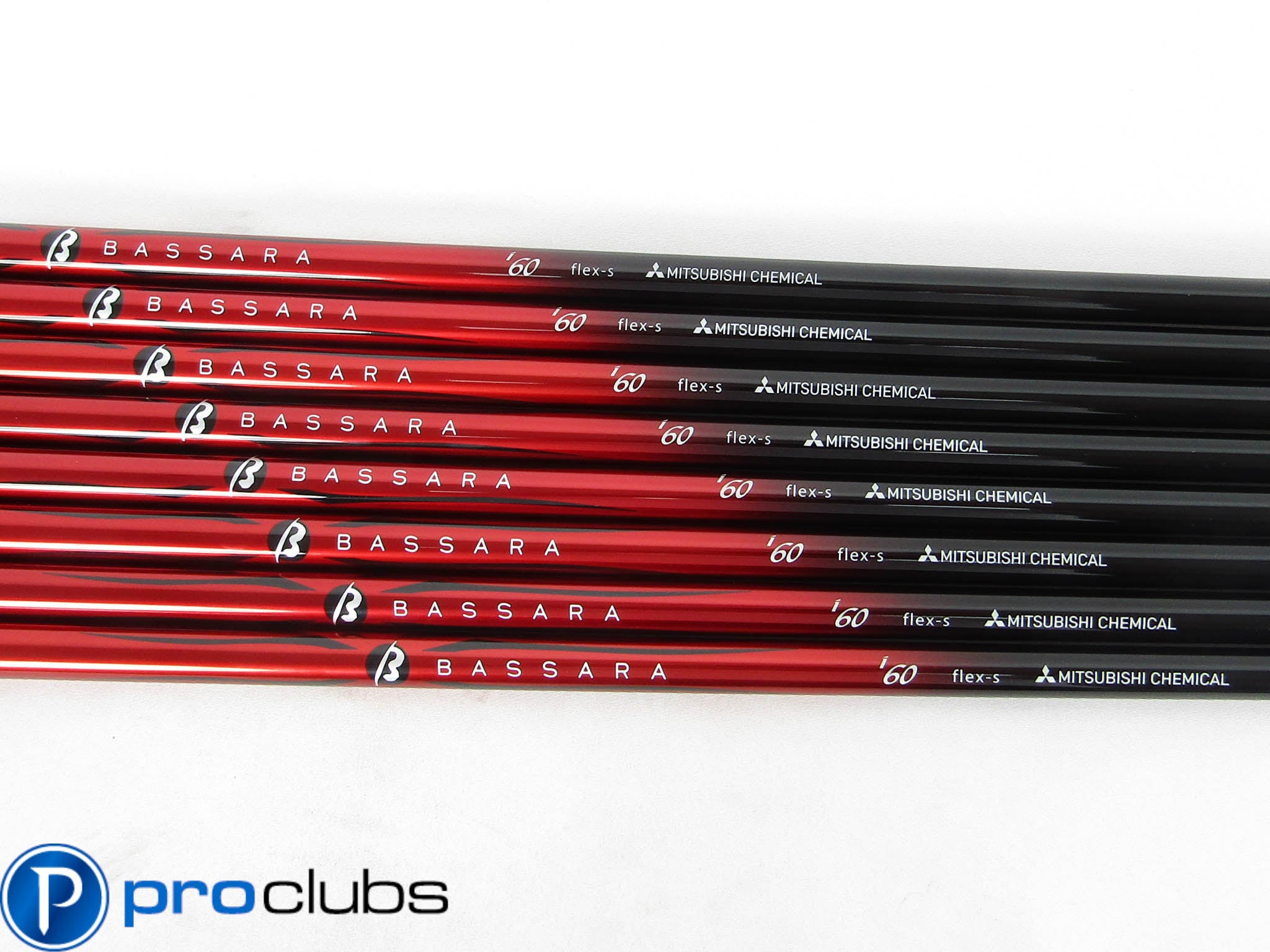 NEW MITSUBISHI BASSARA i60 STIFF FLEX GRAPHITE IRON SHAFTS 3-PW .355 #451796