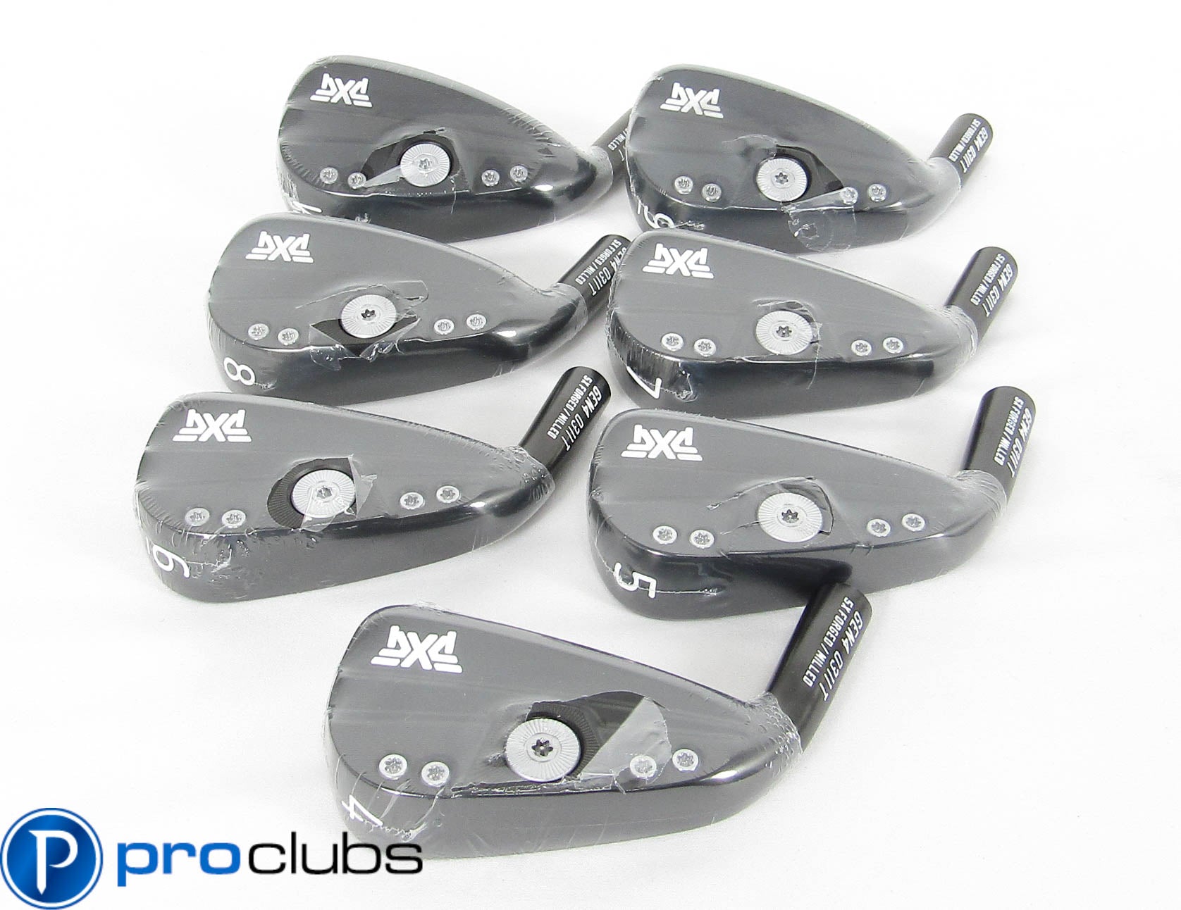 NEW Left Handed PXG GEN4 0311 T BLACK IRON HEADS 4-PW #419566