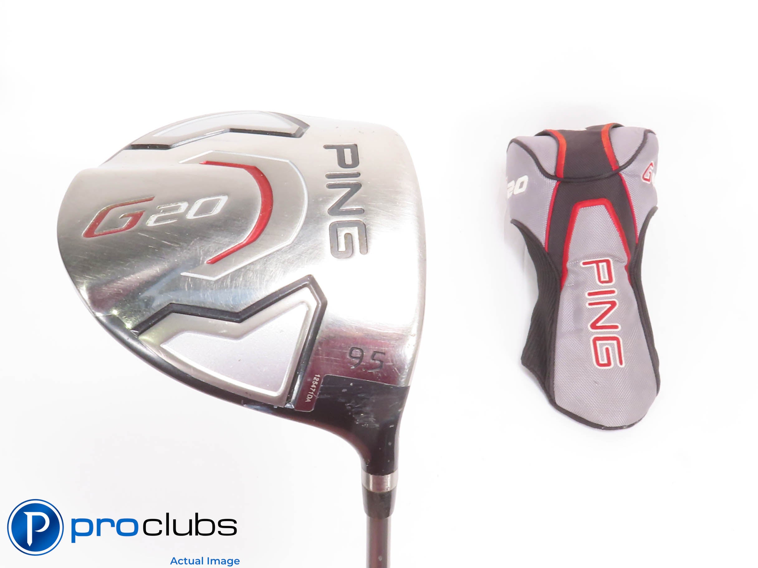 Ping G20 9.5* Driver w/Cover - PING TFC 169D Stiff Flex - 427536