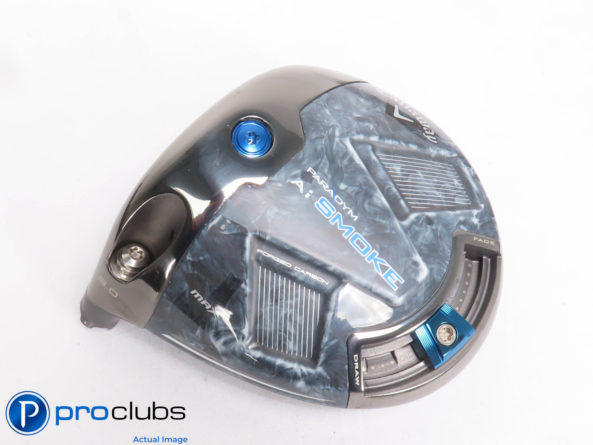 Left Handed Callaway Paradym Ai Smoke MAX 9* Driver - Head Only - L/H - 428366