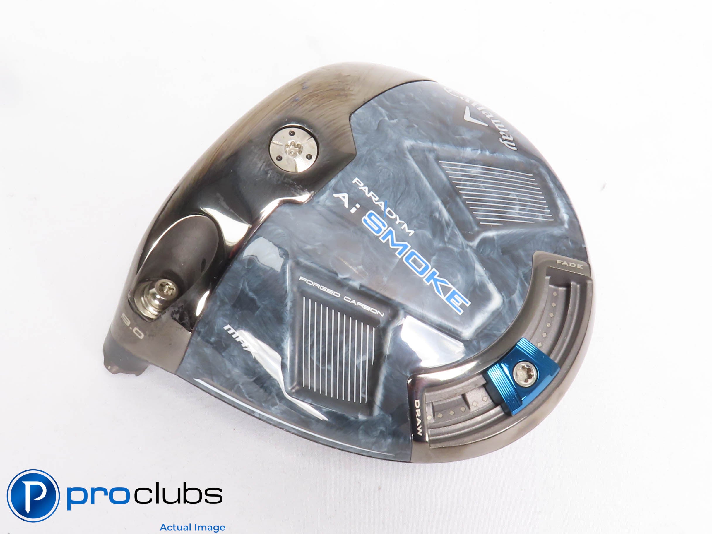 Left Handed Callaway Paradym Ai Smoke MAX 9* Driver - Head Only - L/H - 428161