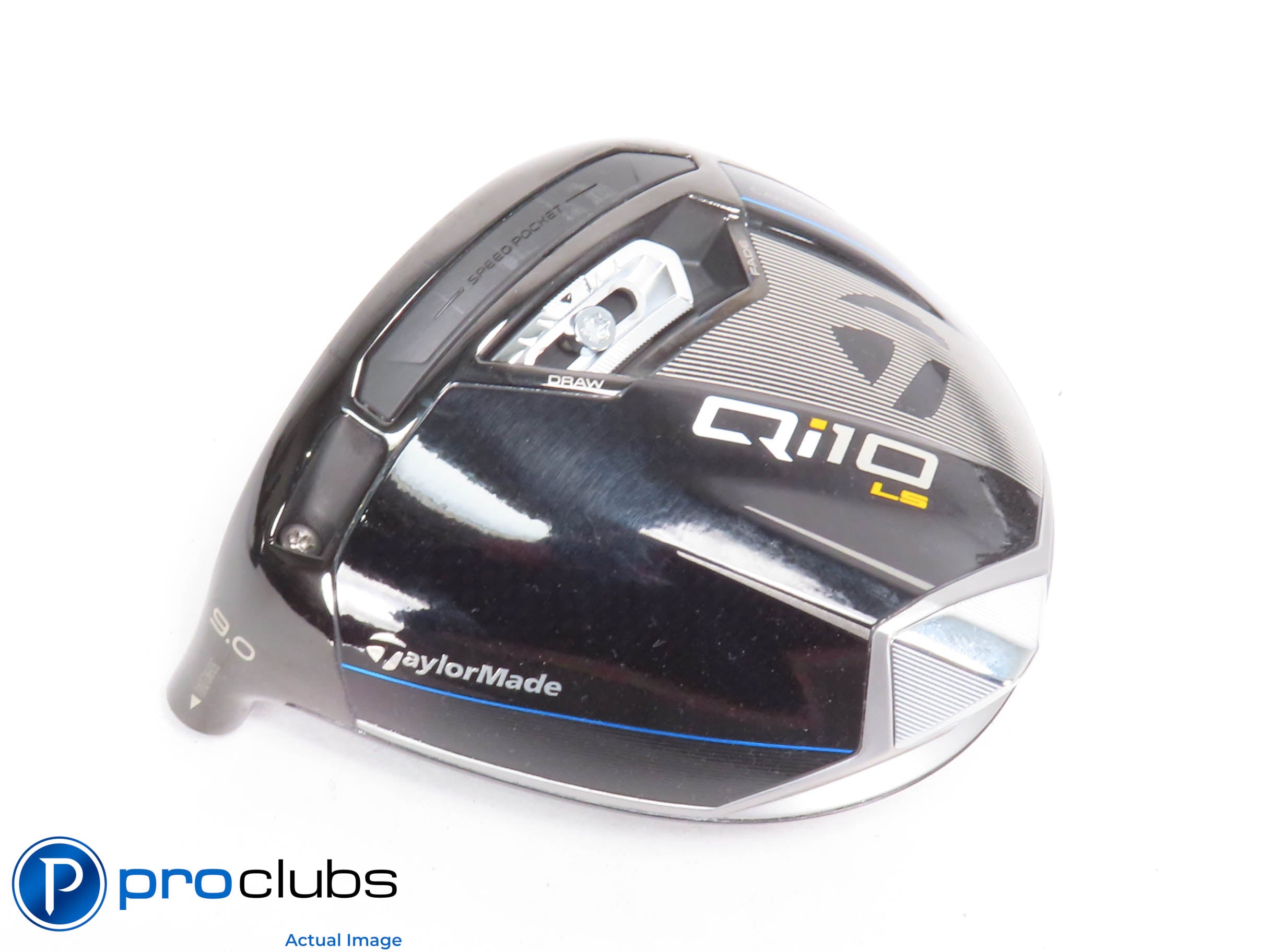Excellent! Left Handed TaylorMade Qi10 LS 9* Driver - Head Only - L/H - 428145