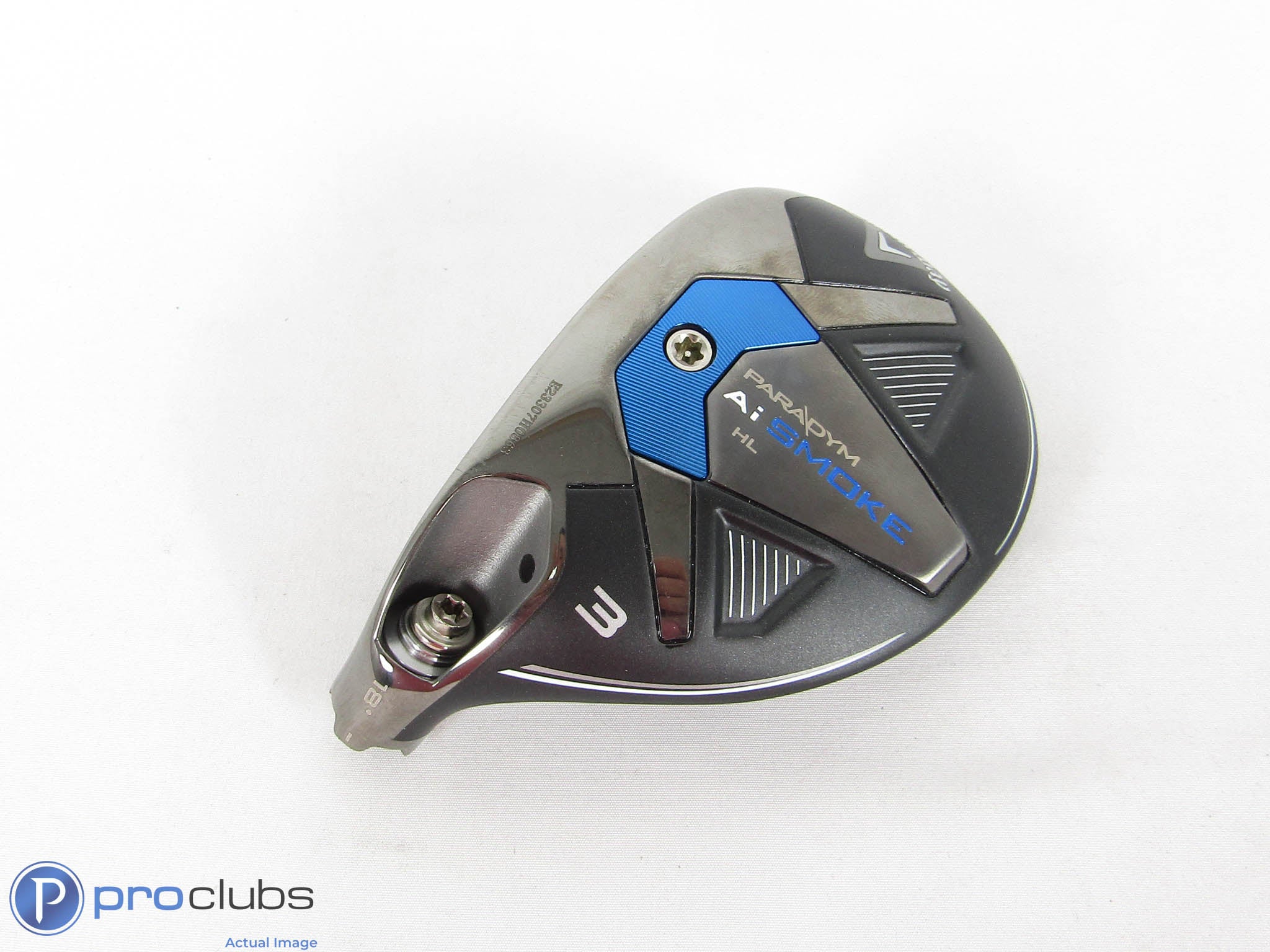 Left Handed! Callaway Ai Smoke HL 18* 3 Hybrid - Head Only - 430218