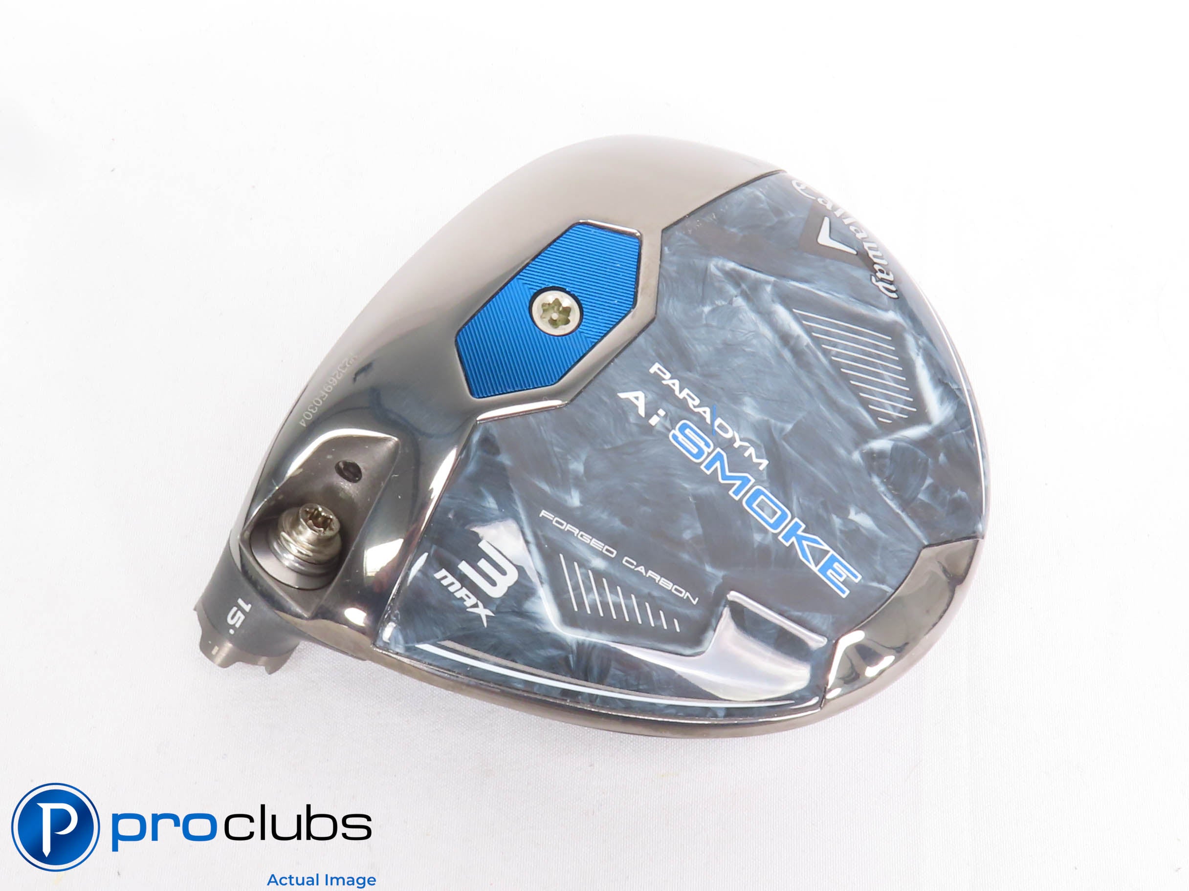 Mint! Left Handed Callaway PARADYM Ai Smoke MAX 15* 3 Wood - Head Only - 430607