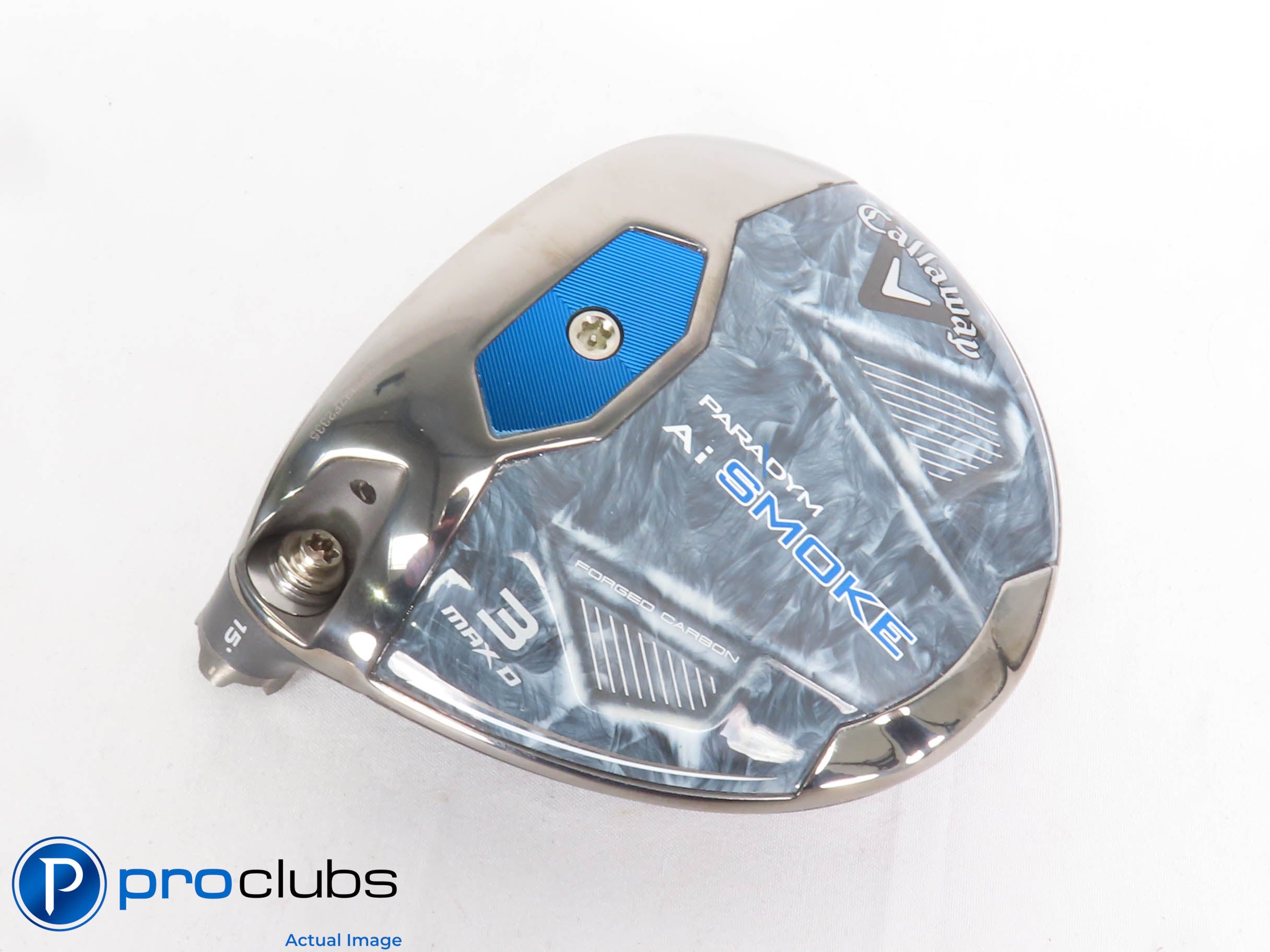 Mint! Left Handed Callaway PARADYM Ai Smoke MAX D 15* 3 Wood - Head Only 430228