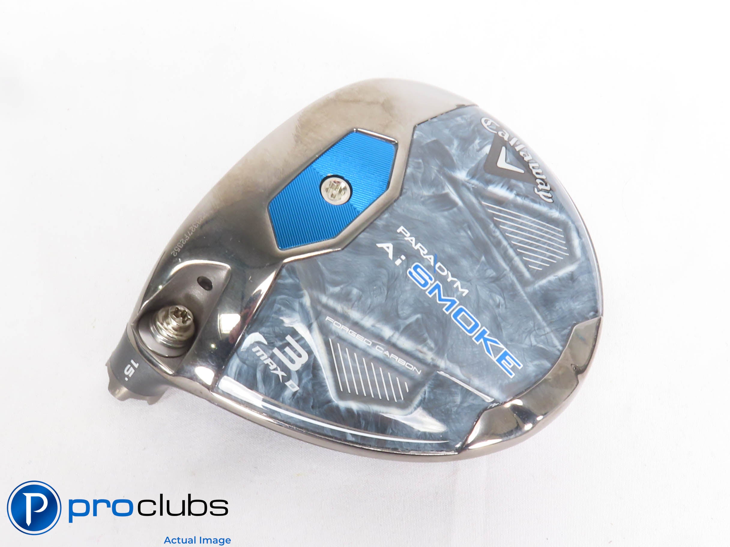 Mint! Left Handed Callaway PARADYM Ai Smoke MAX D 15* 3 Wood - Head Only 429473