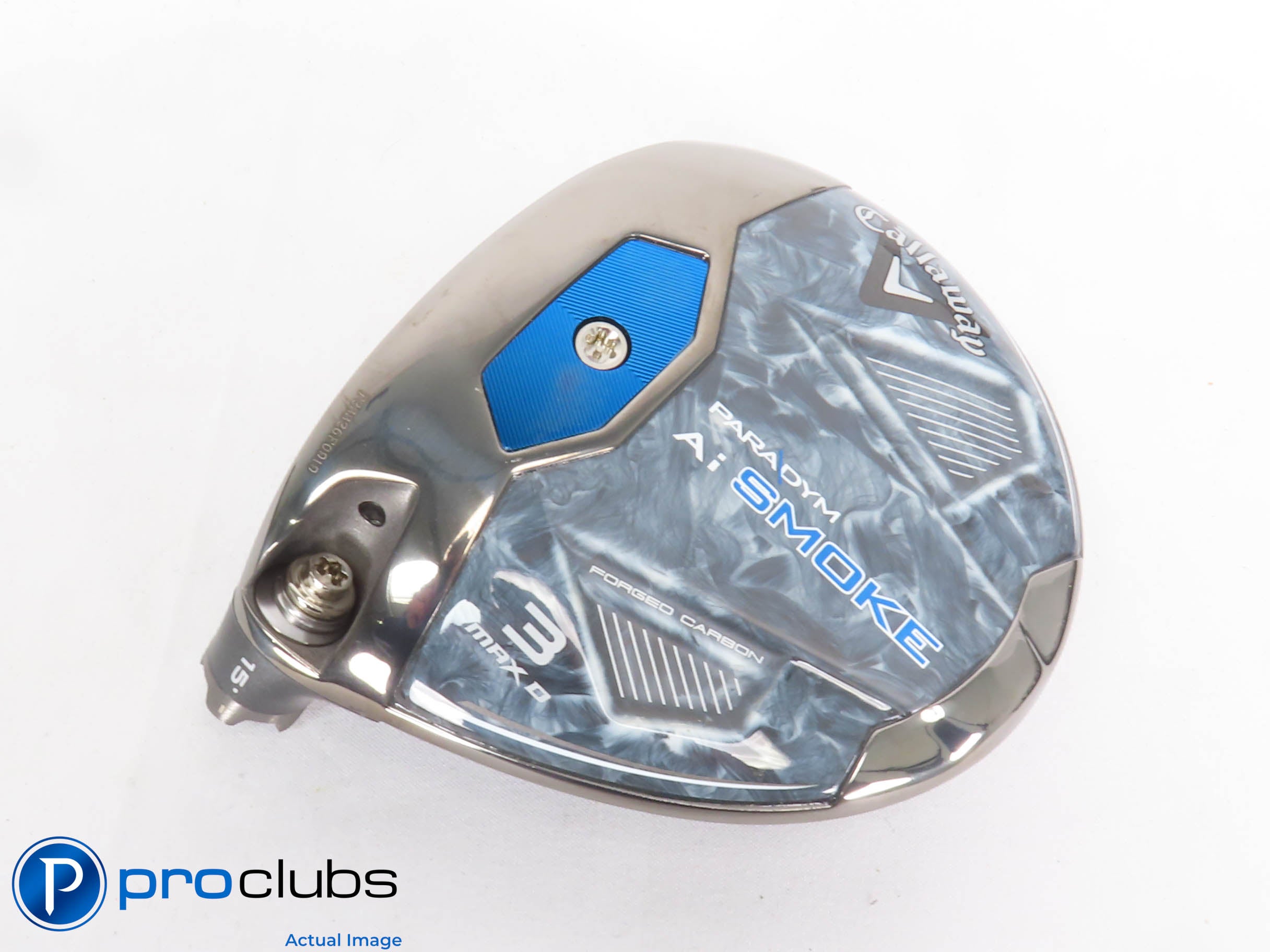 Mint! Left Handed Callaway PARADYM Ai Smoke MAX D 15* 3 Wood - Head Only 430106