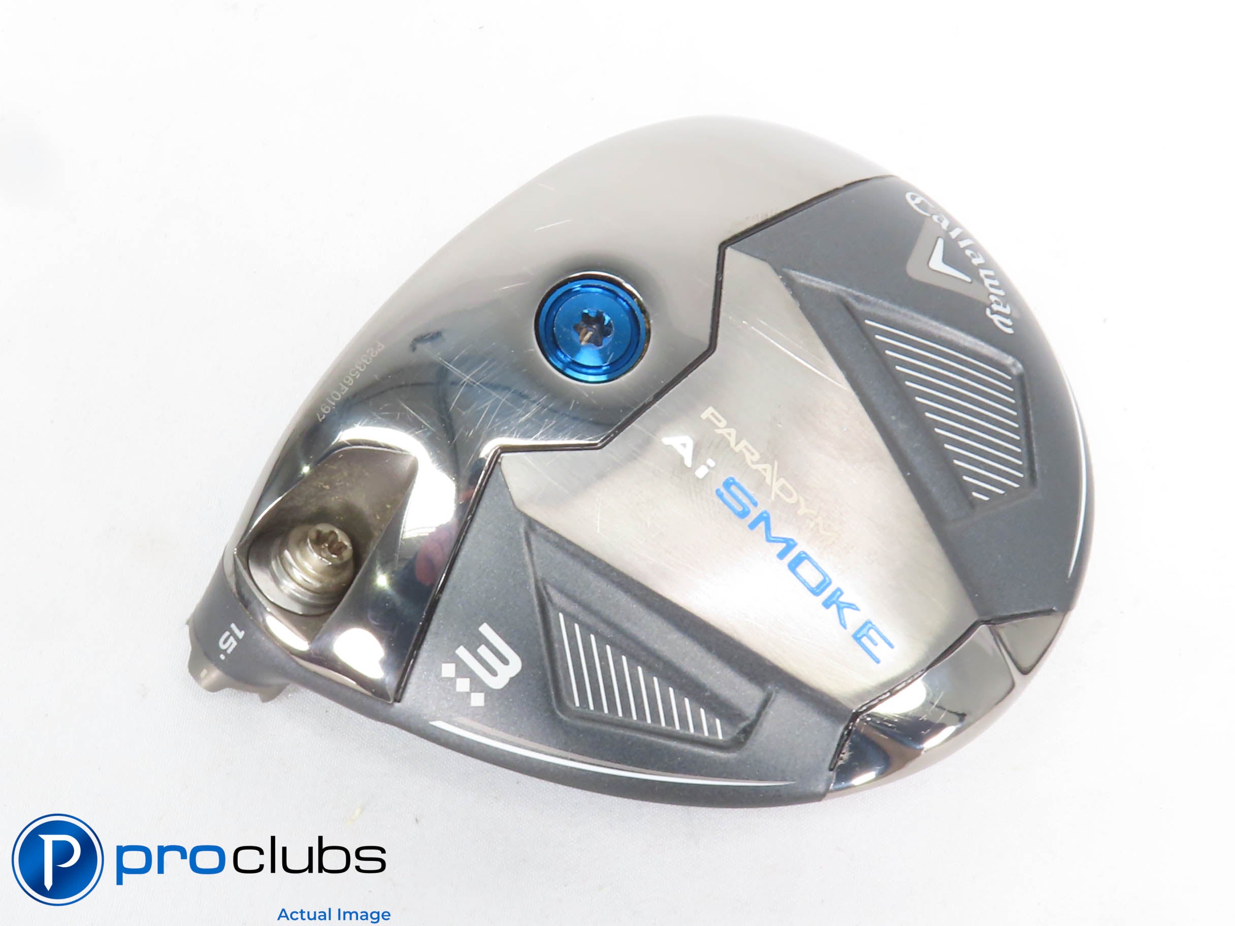 Excellent! Left Hand Callaway PARADYM Ai Smoke Triple Diamond 15* 3 Wood 429749