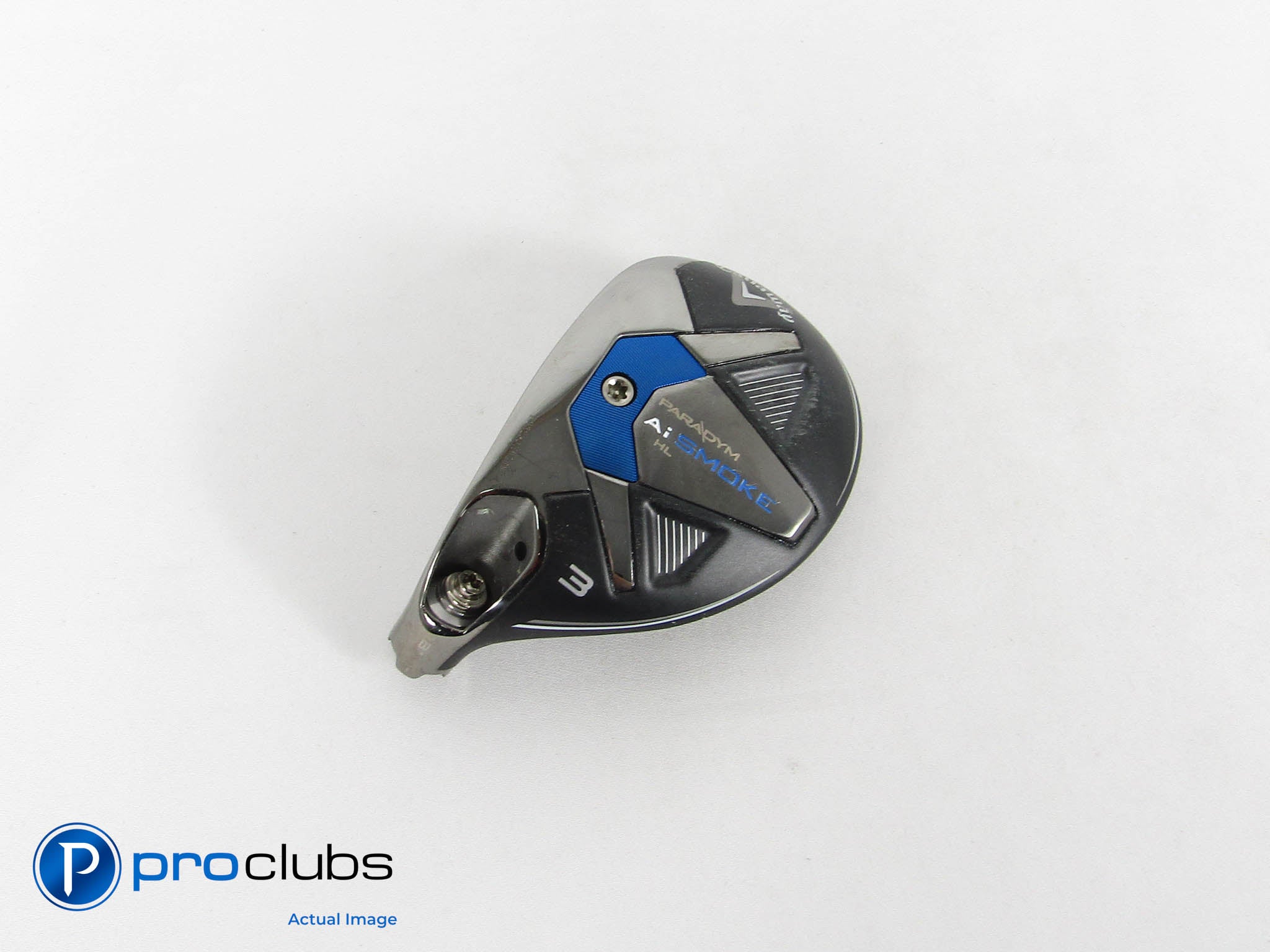 Nice! Left-Handed Callaway Paradym Ai Smoke HL 18* 3 Hybrid - Head Only - 430606