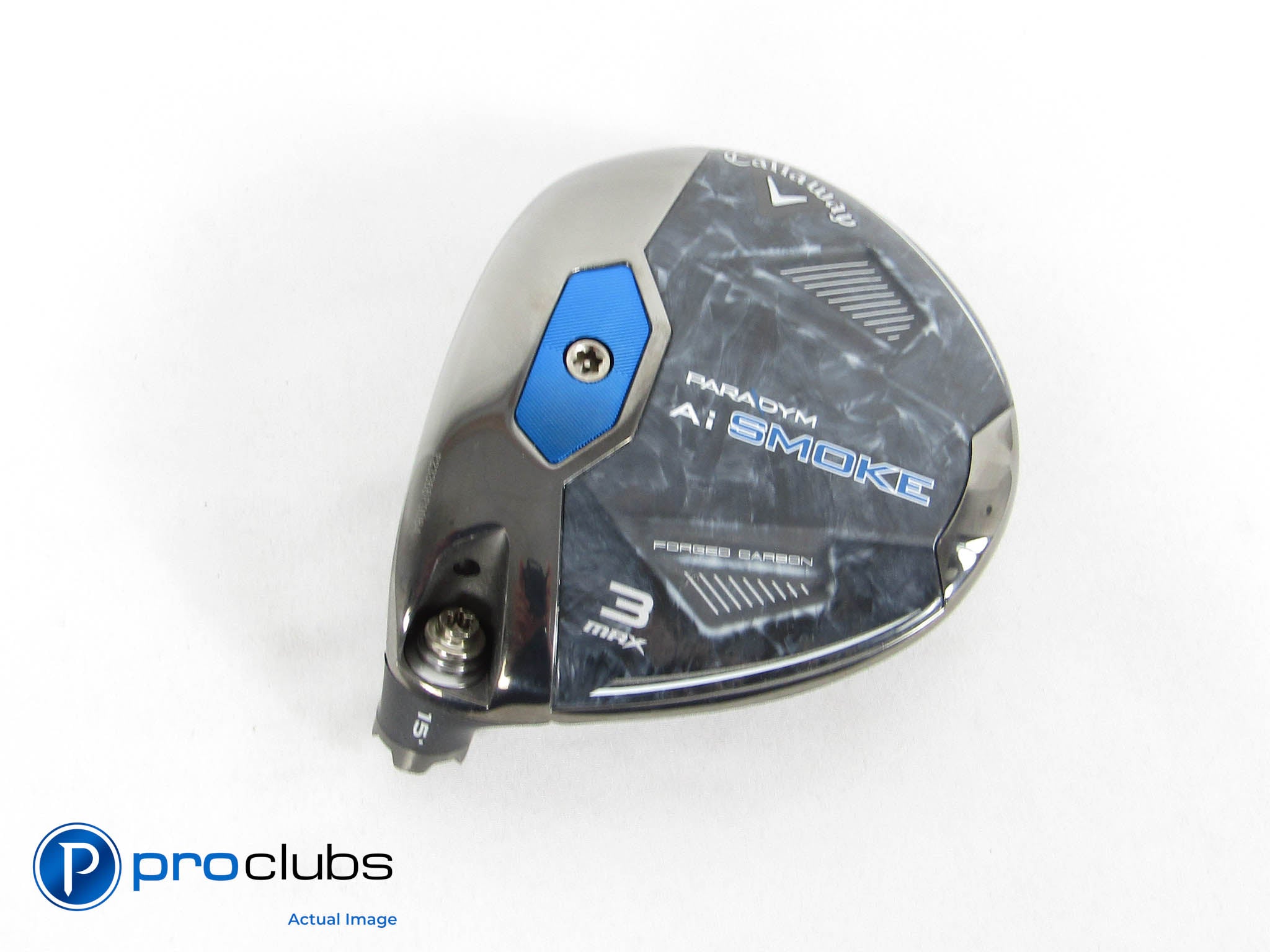 Excellent! Left Handed Callaway PARADYM Ai Smoke MAX 15* 3 Wood - Head - 430184