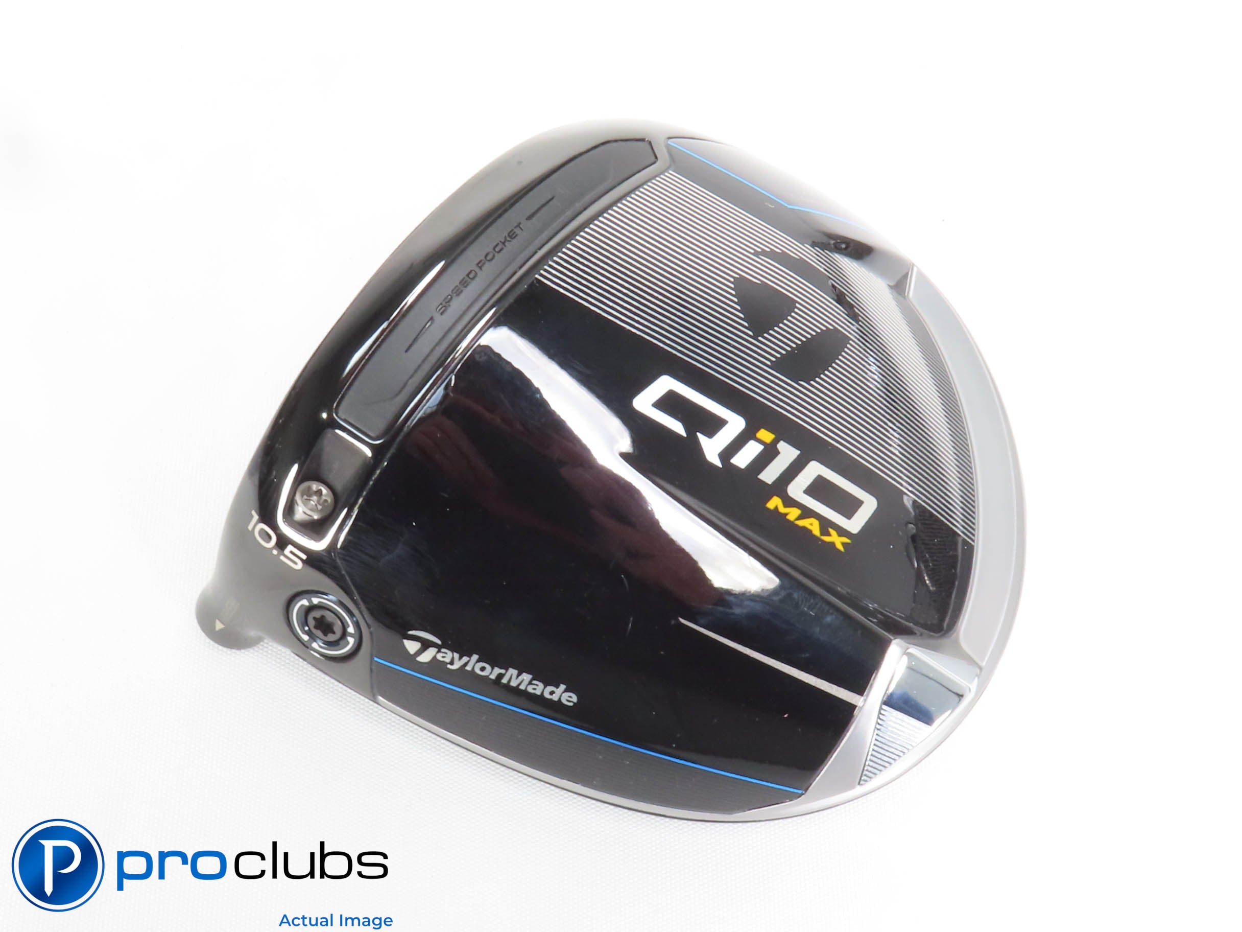 Nice! Left Handed TaylorMade Qi10 MAX 10.5* Driver - Head Only - 427504