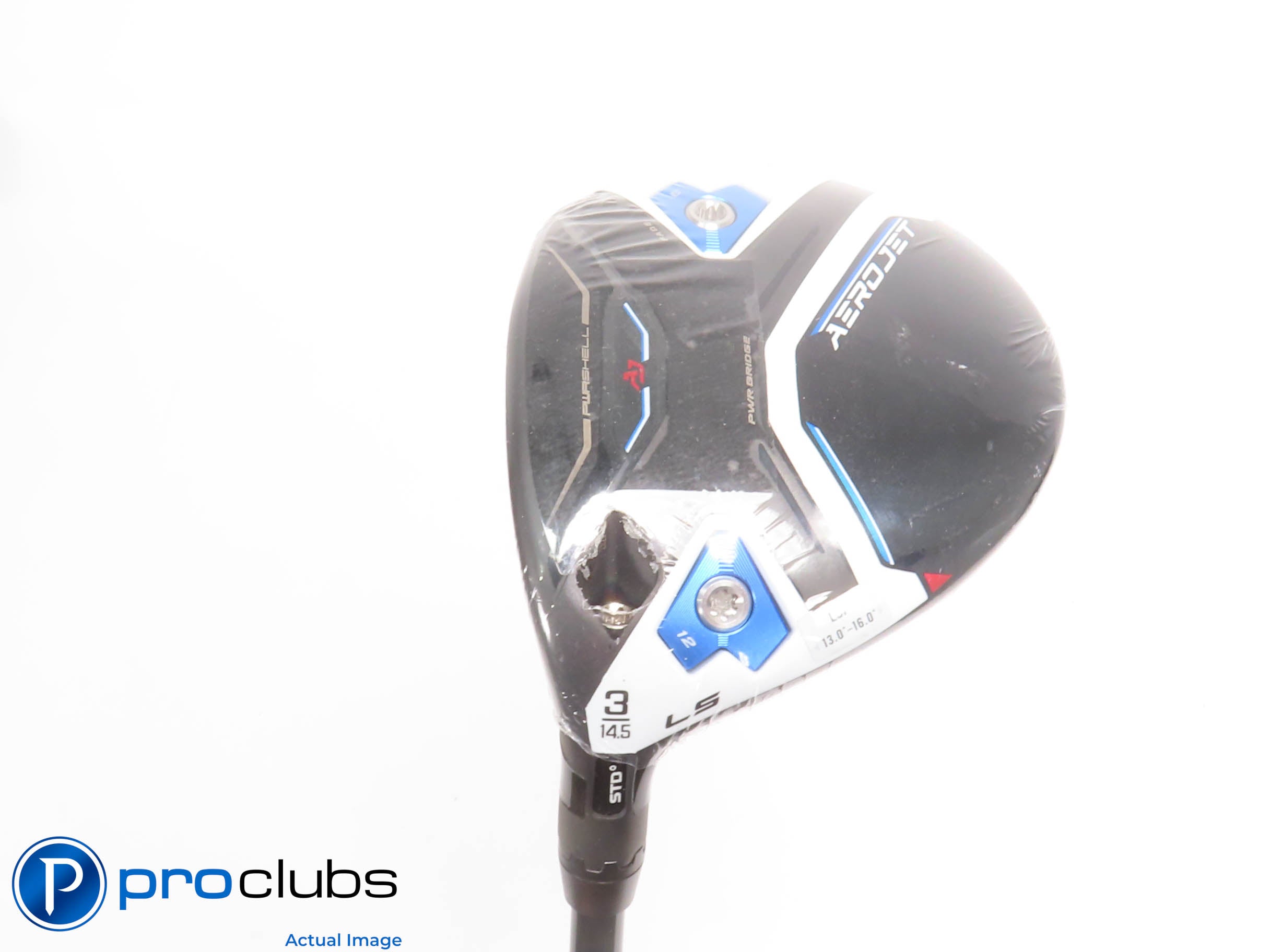 New! Left Handed Cobra Aerojet LS 14.5* 3 Wood - Kai'li White 70S Stiff - 426656