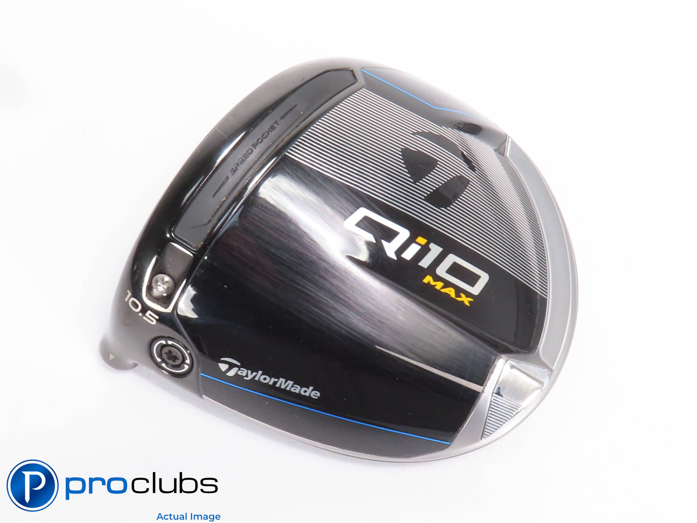 Excellent! Left Handed TaylorMade Qi10 MAX 10.5* Driver - Head Only - 428127