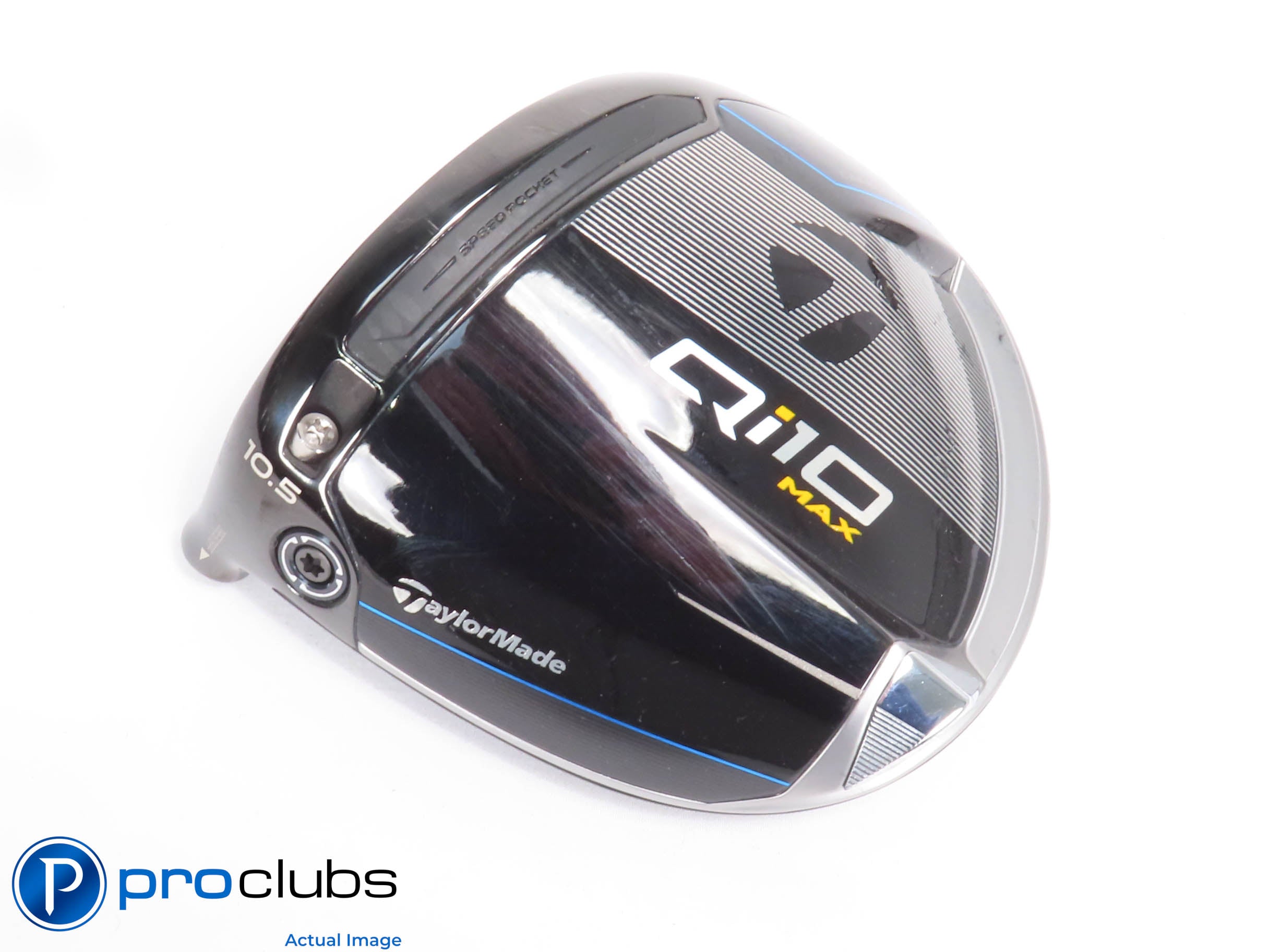 Nice! Left Handed TaylorMade Qi10 MAX 10.5* Driver - Head Only - 427737