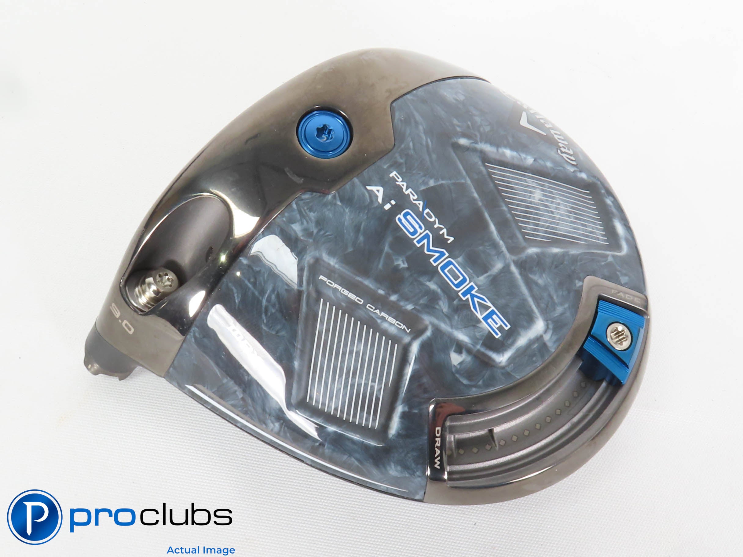 Left Handed Callaway PARADYM Ai Smoke MAX 9* Driver - Head Only - 432256
