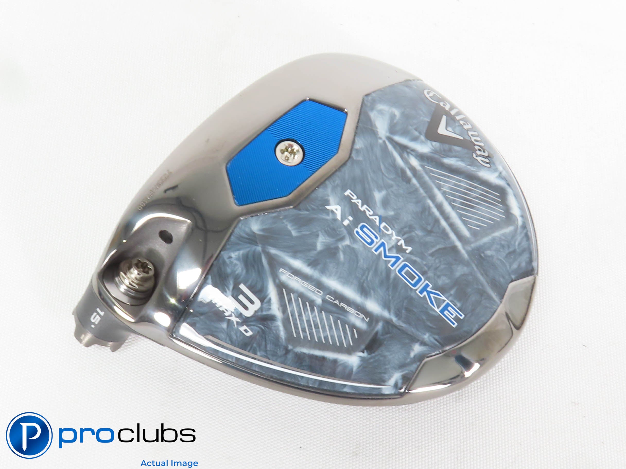 Mint! Left Handed Callaway PARADYM Ai Smoke MAX D 15* 3 Wood - Head Only 434655
