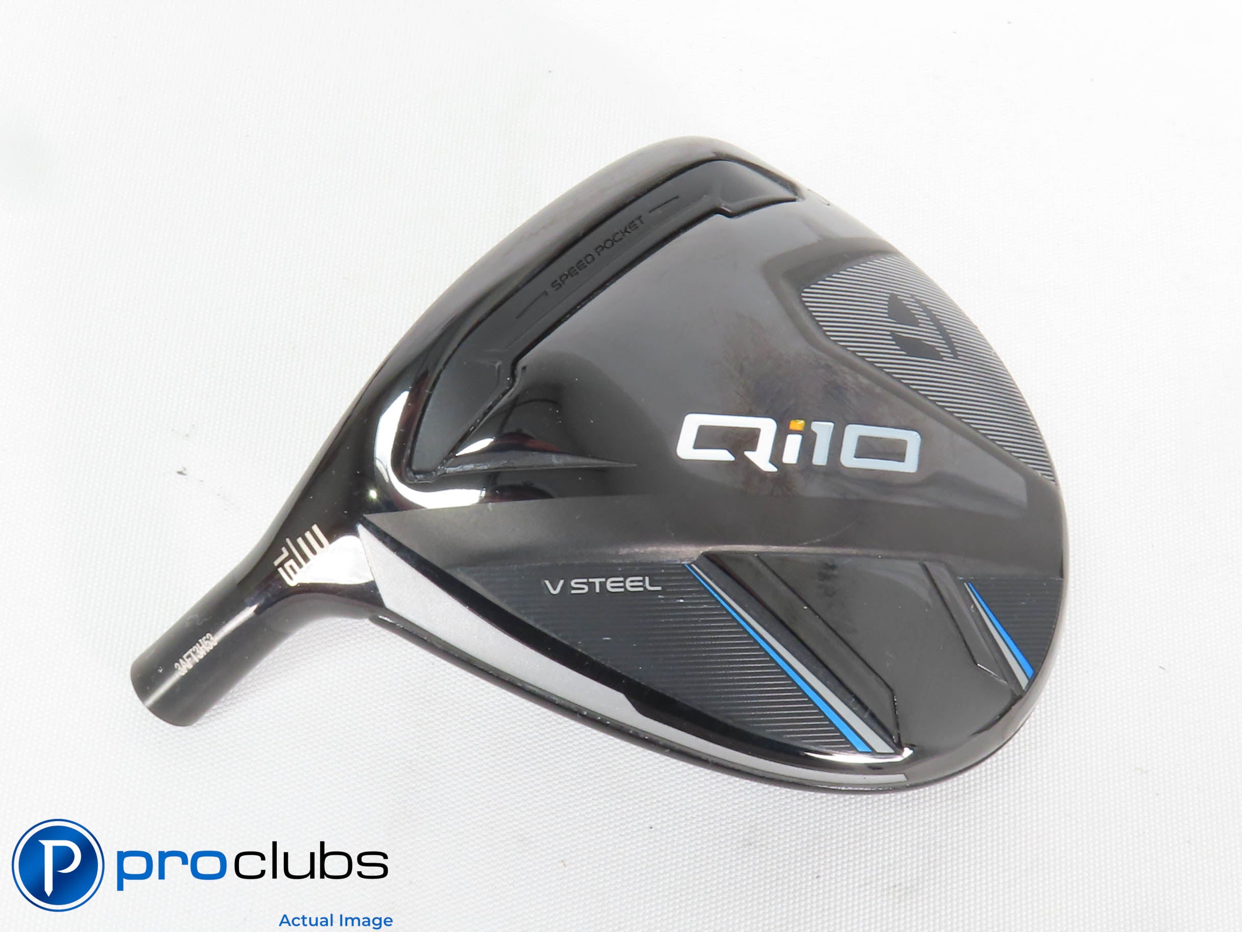 Nice! Left Handed TaylorMade Qi10 15* 3 Wood - Head Only - 433566