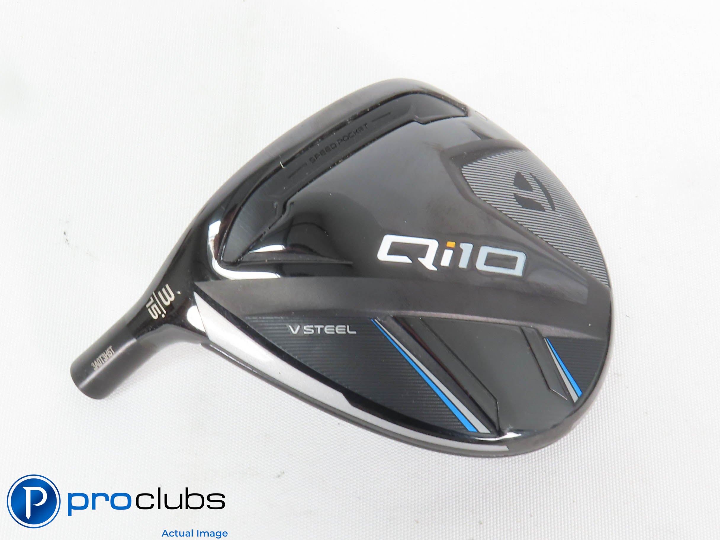 Excellent! Left Handed TaylorMade Qi10 15* 3 Wood - Head Only - 433577