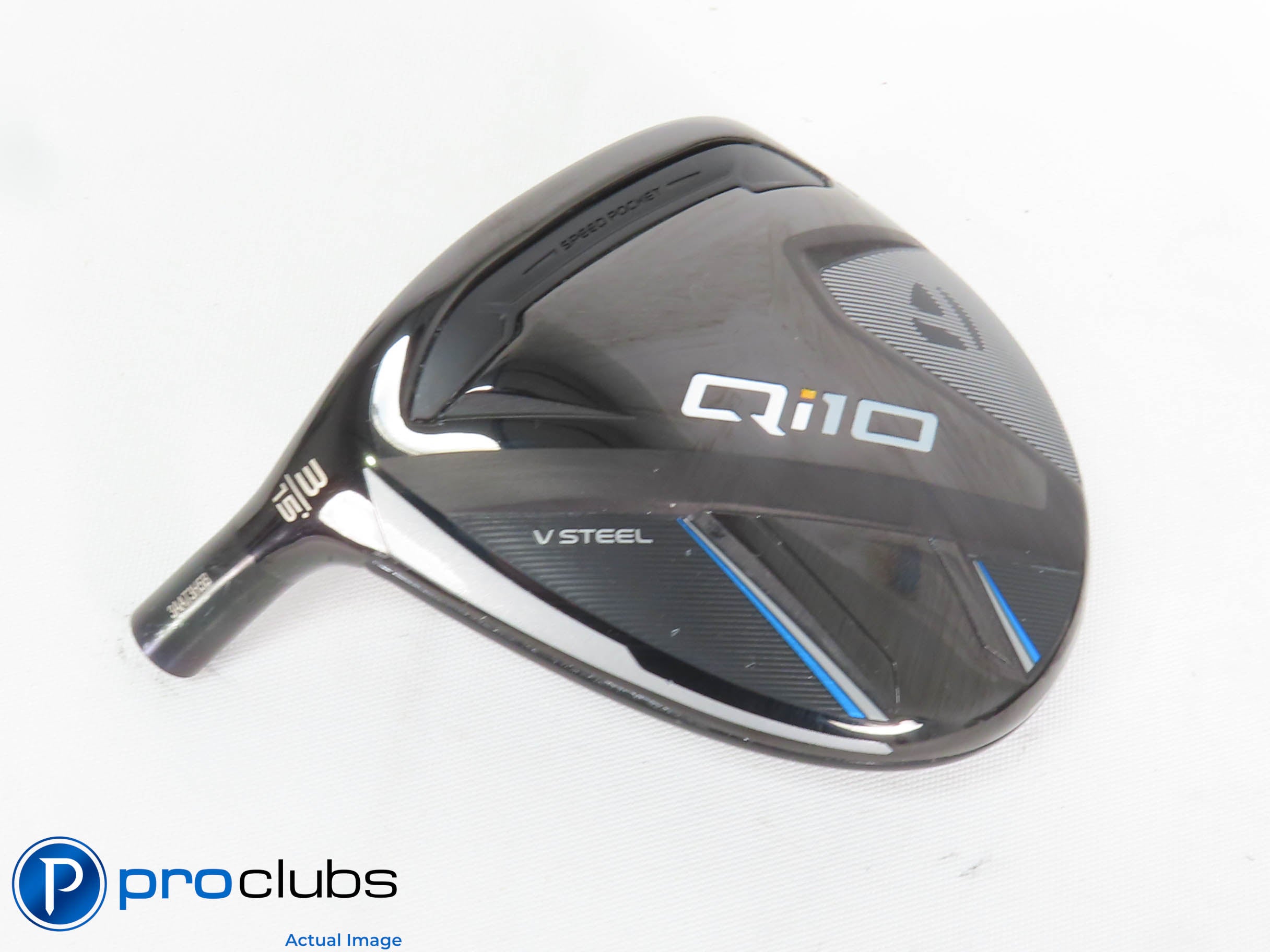 Excellent! Left Handed TaylorMade Qi10 15* 3 Wood - Head Only - 433582