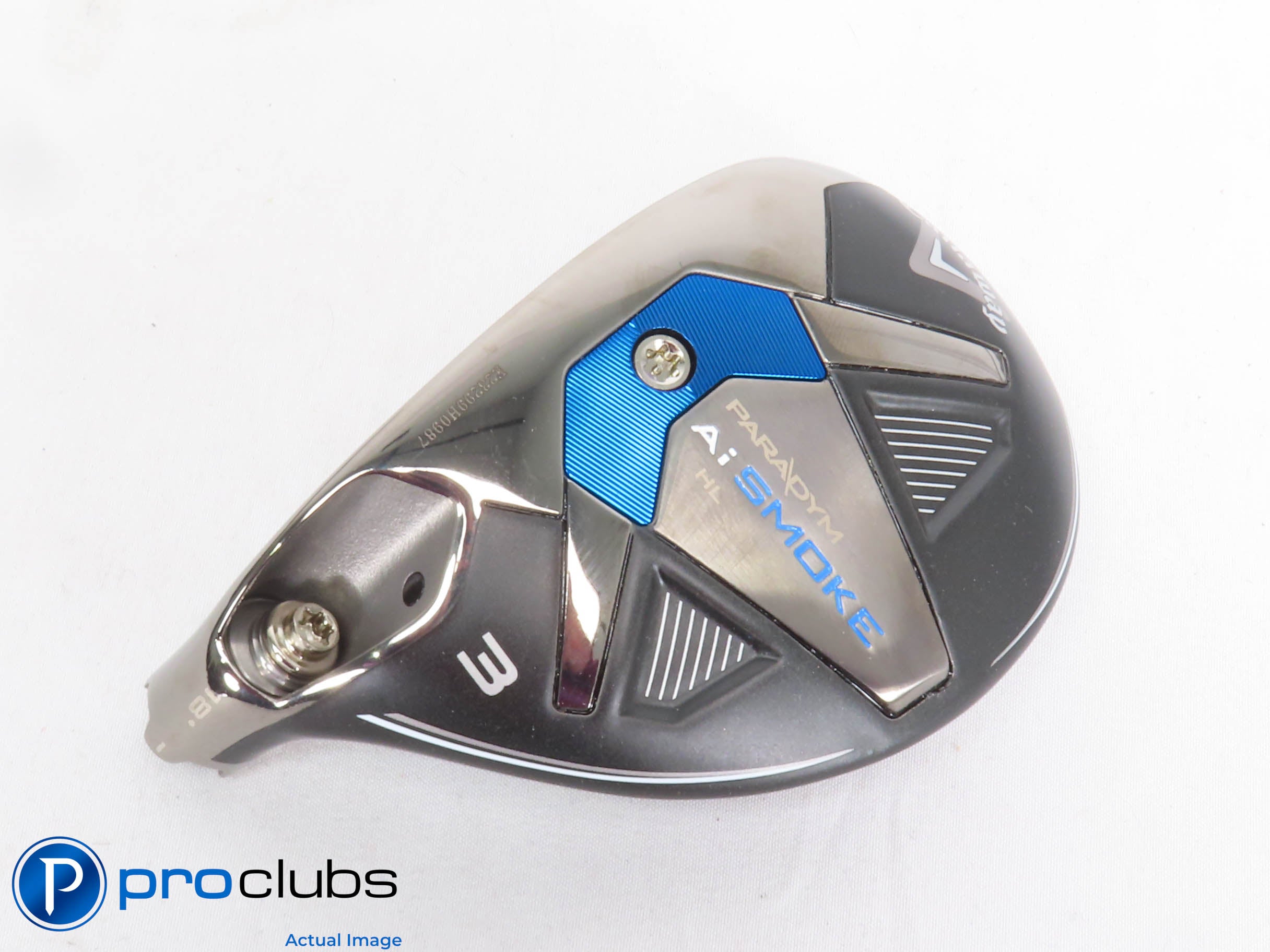 Excellent Left Hand Callaway PARADYM Ai Smoke HL 18* 3 Hybrid - Head Only 432312