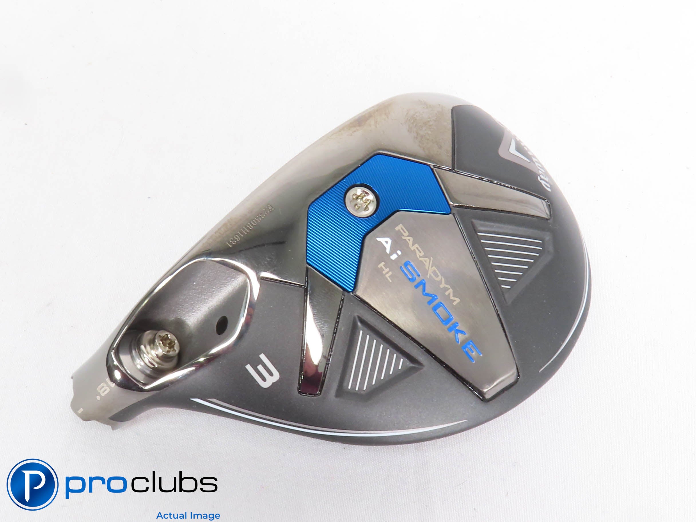 Excellent Left Hand Callaway PARADYM Ai Smoke HL 18* 3 Hybrid - Head Only 431350