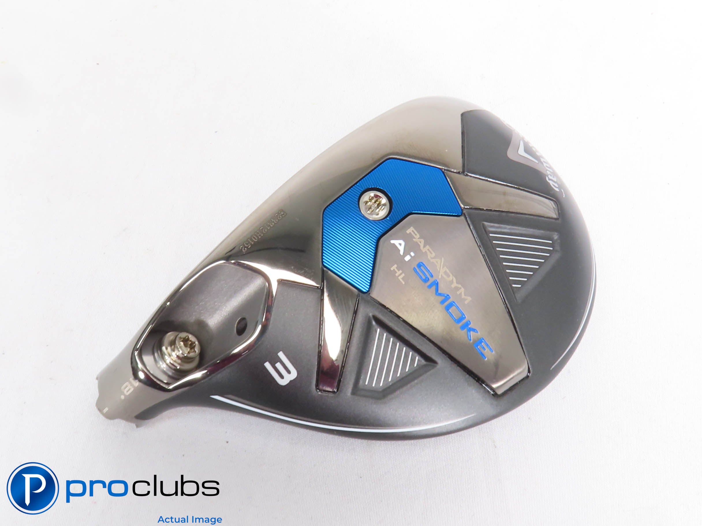 Excellent Left Hand Callaway PARADYM Ai Smoke HL 18* 3 Hybrid - Head Only 432236