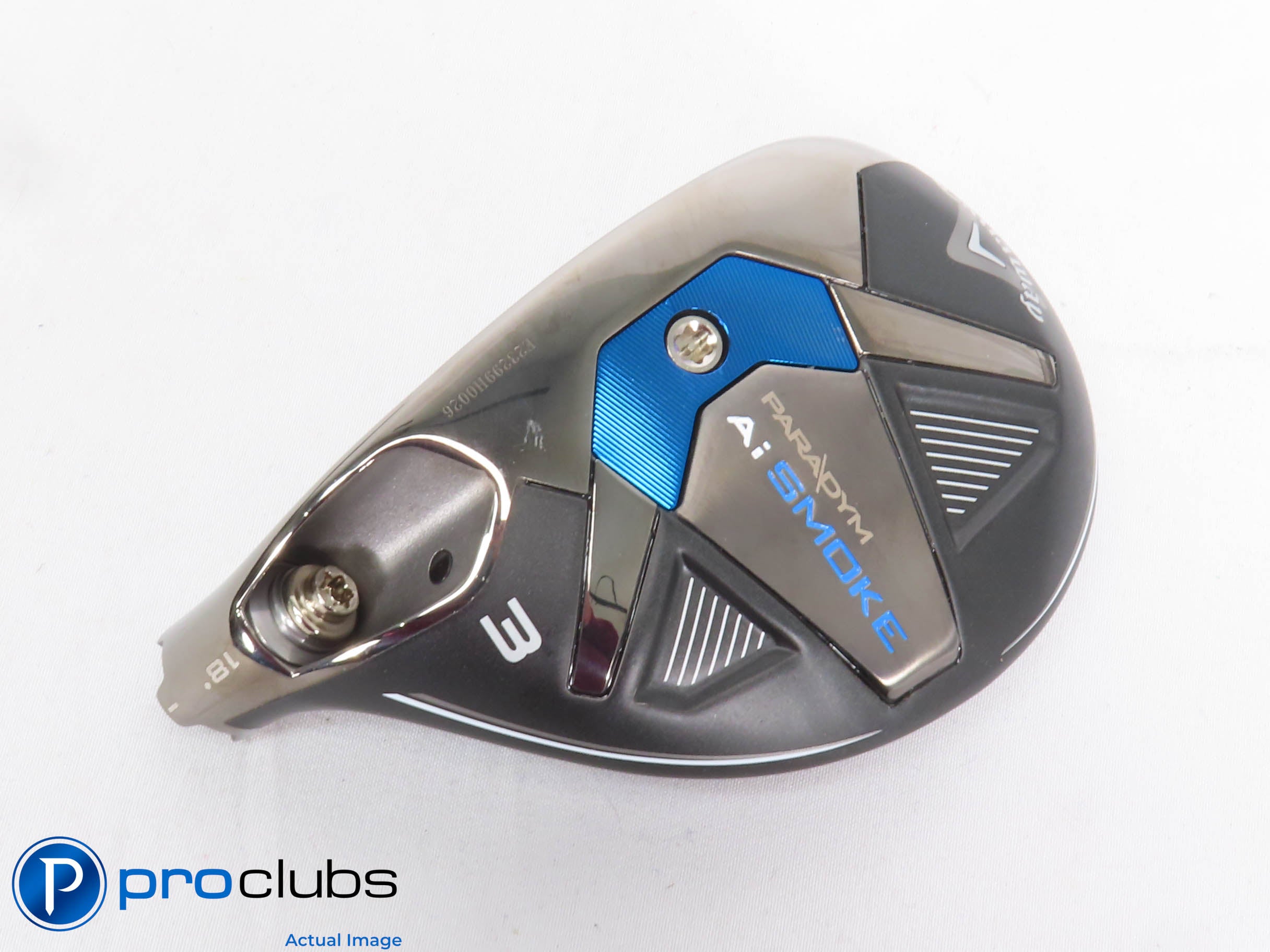 Mint! Left Handed Callaway PARADYM Ai Smoke 18* 3 Hybrid - Head Only - 433222