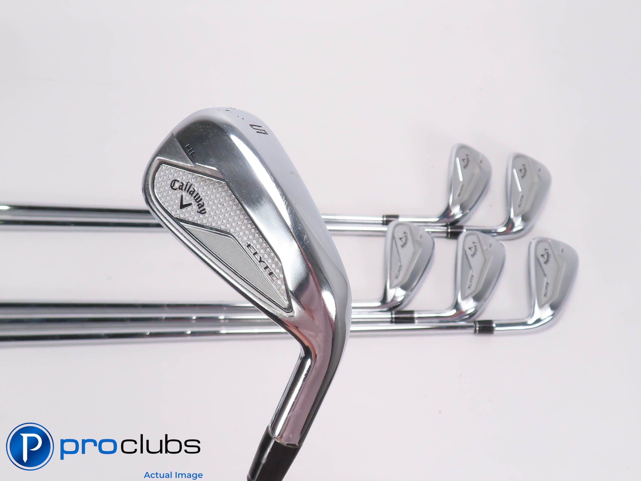 Nice Callaway ELYTE HL 5-PW IRON SET - KBS MAX 80 Regular Flex Steel 5