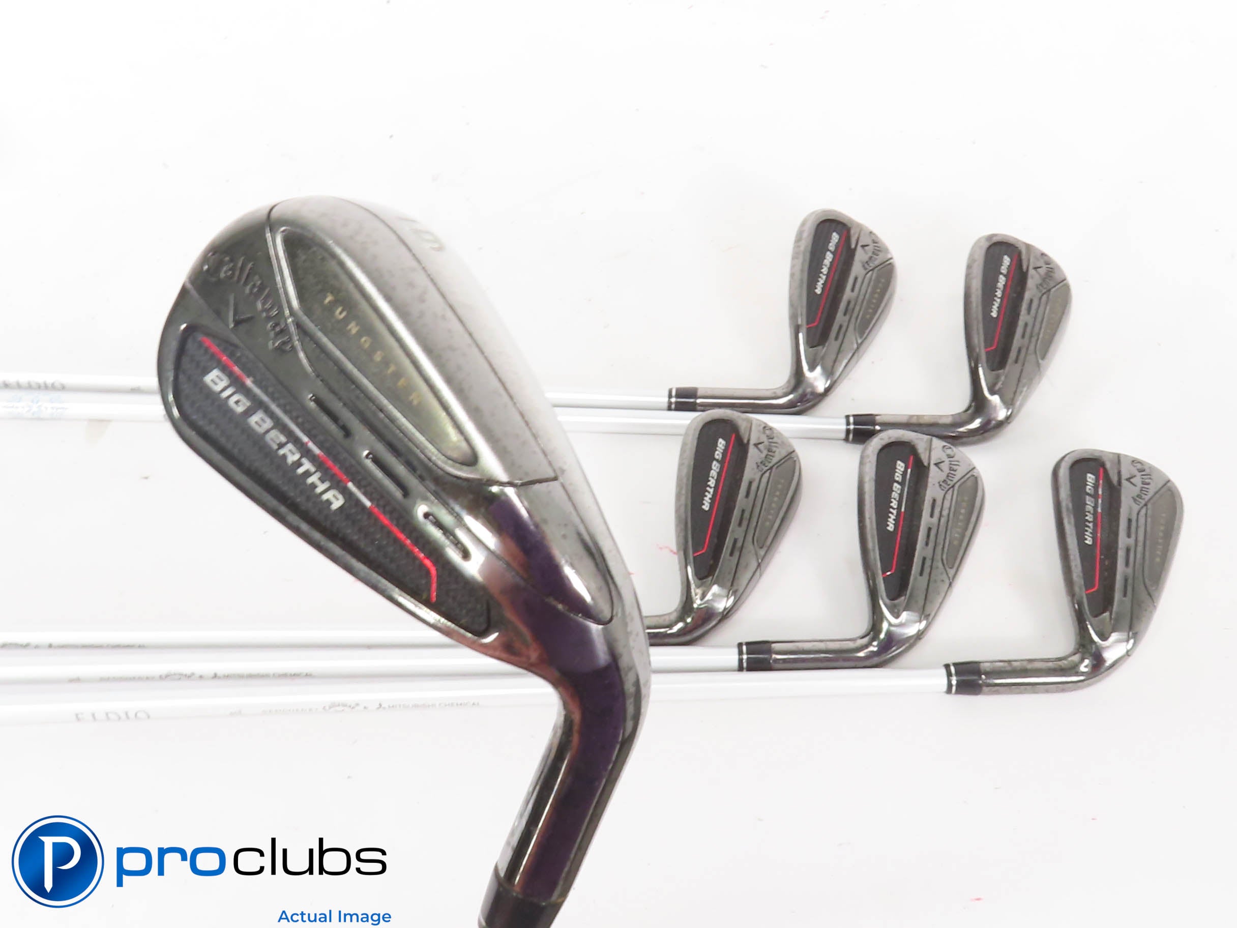 Nice Ladies Callaway '23 BIG BERTHA 6-PW,AW IRON SET - Eldio Ladies Flex 437559