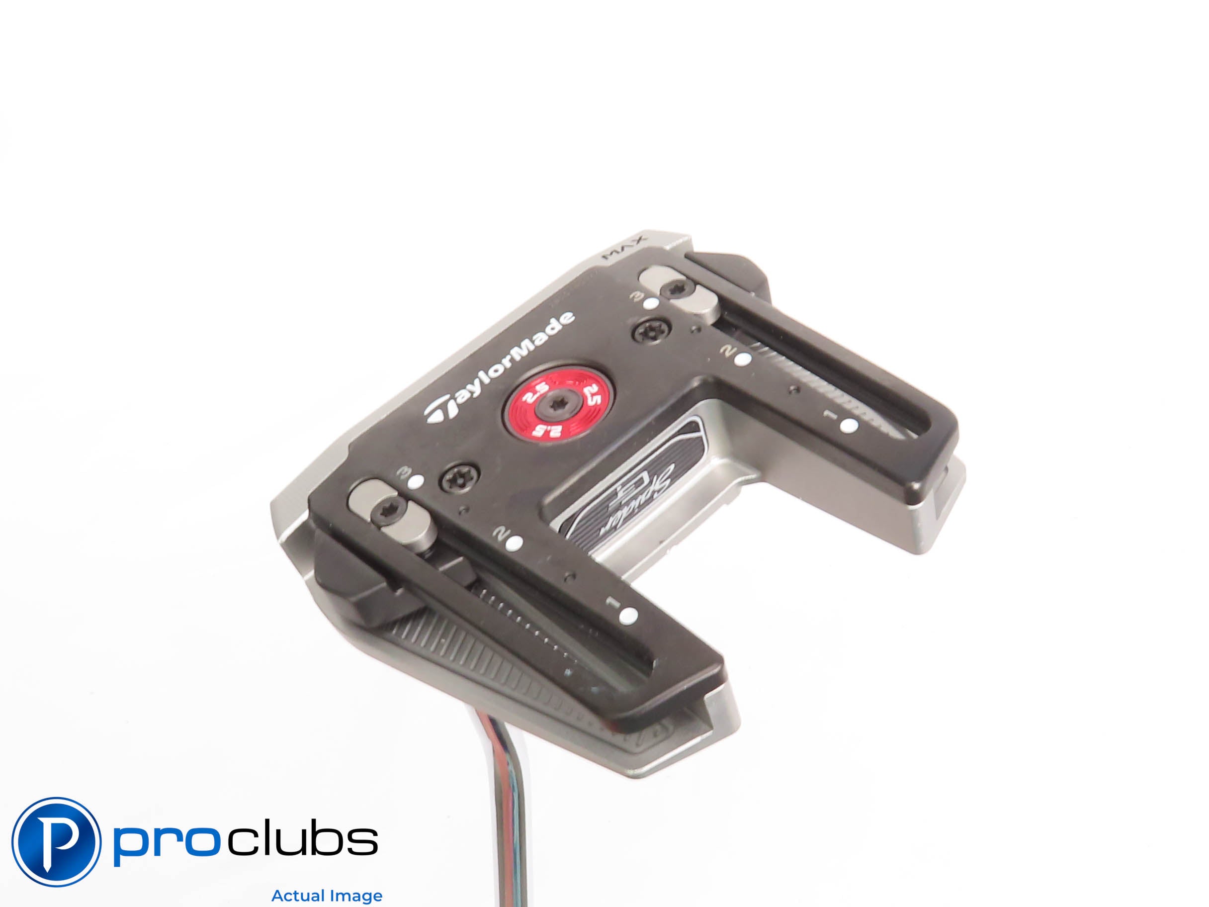 Left Handed TaylorMade Spider GT MAX Silver 35" Putter - 437842