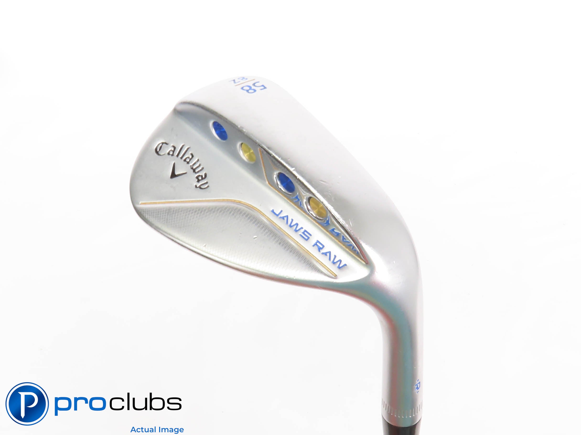 Callaway JAWS RAW Chrome 58*(8*) Wedge Z-Grind - DG Spinner Wedge Flex #438121