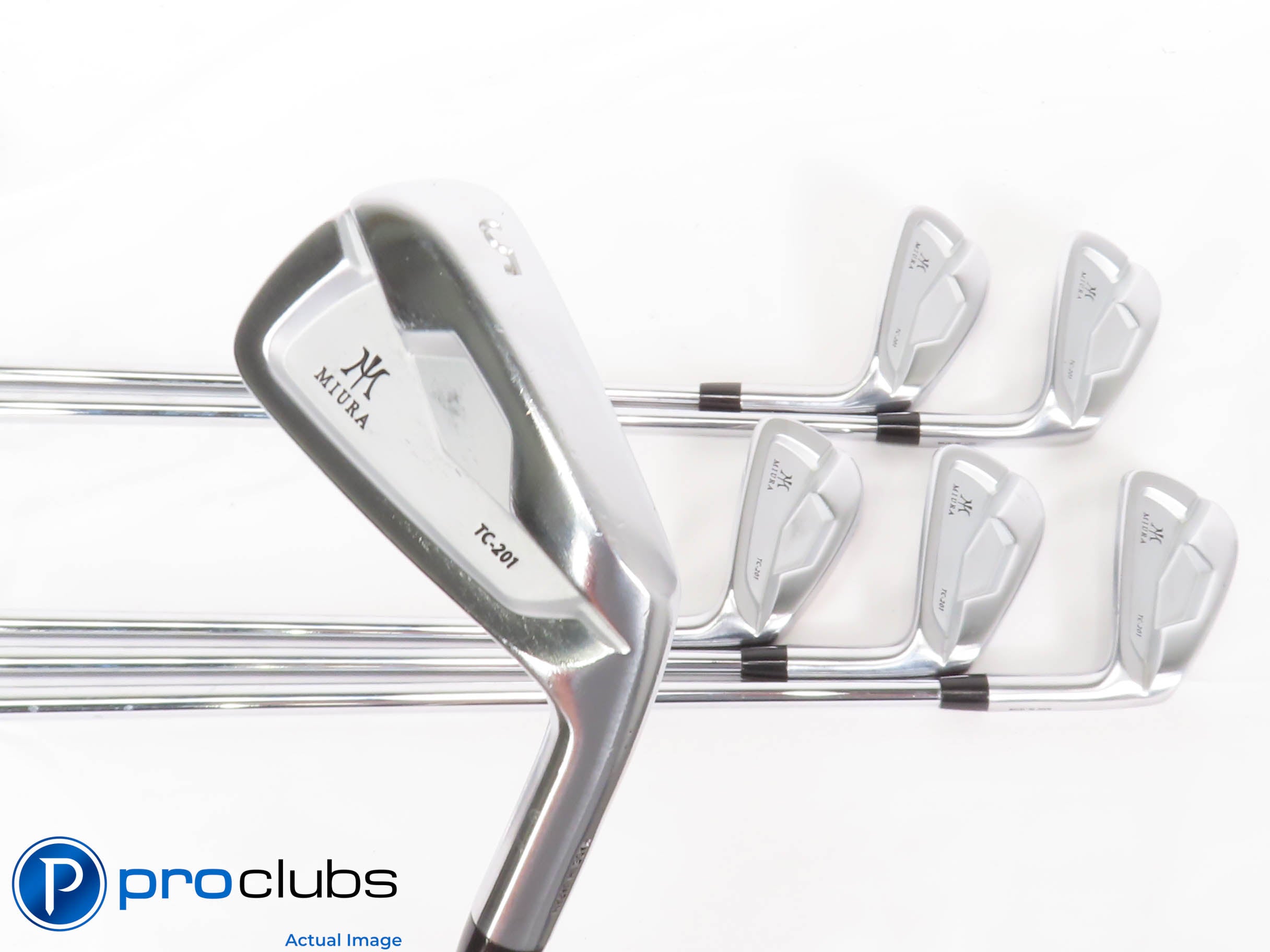 Nice MIURA TC-201 5-PW IRON SET - Project X 6.5 Extra-Stiff Flex Steel 438611