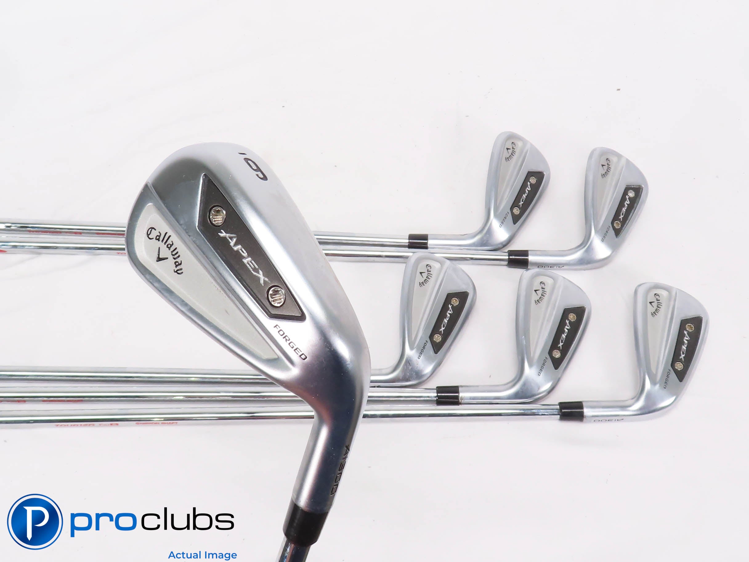 Nice Callaway '24 APEX Ai300 6-PW,AW IRON SET -Modus 120 Stiff Flex -1/2" 438689