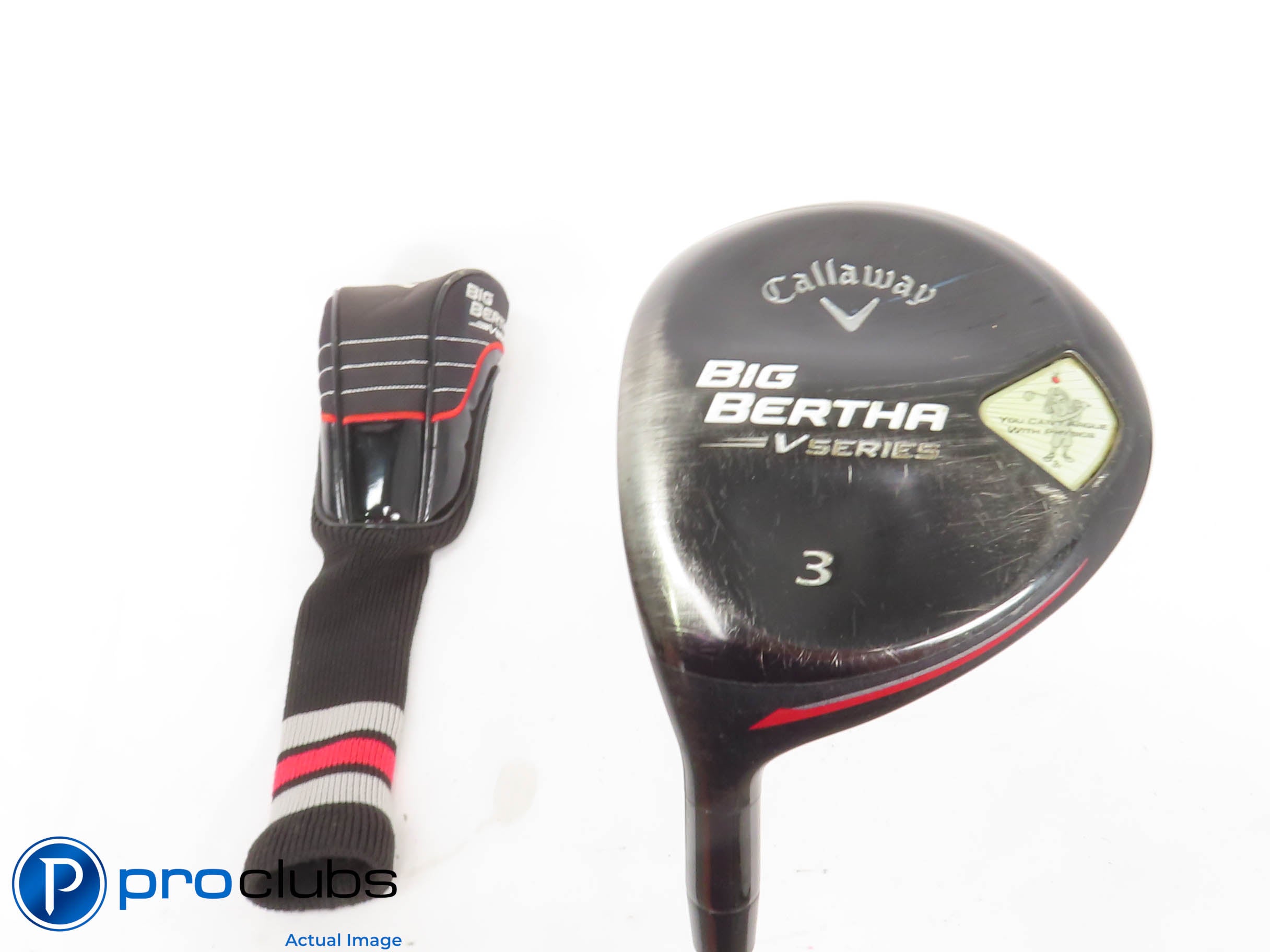 Left Handed Callaway Big Bertha V-Series 3 Wood w/HC - Bassara Senior - 435444