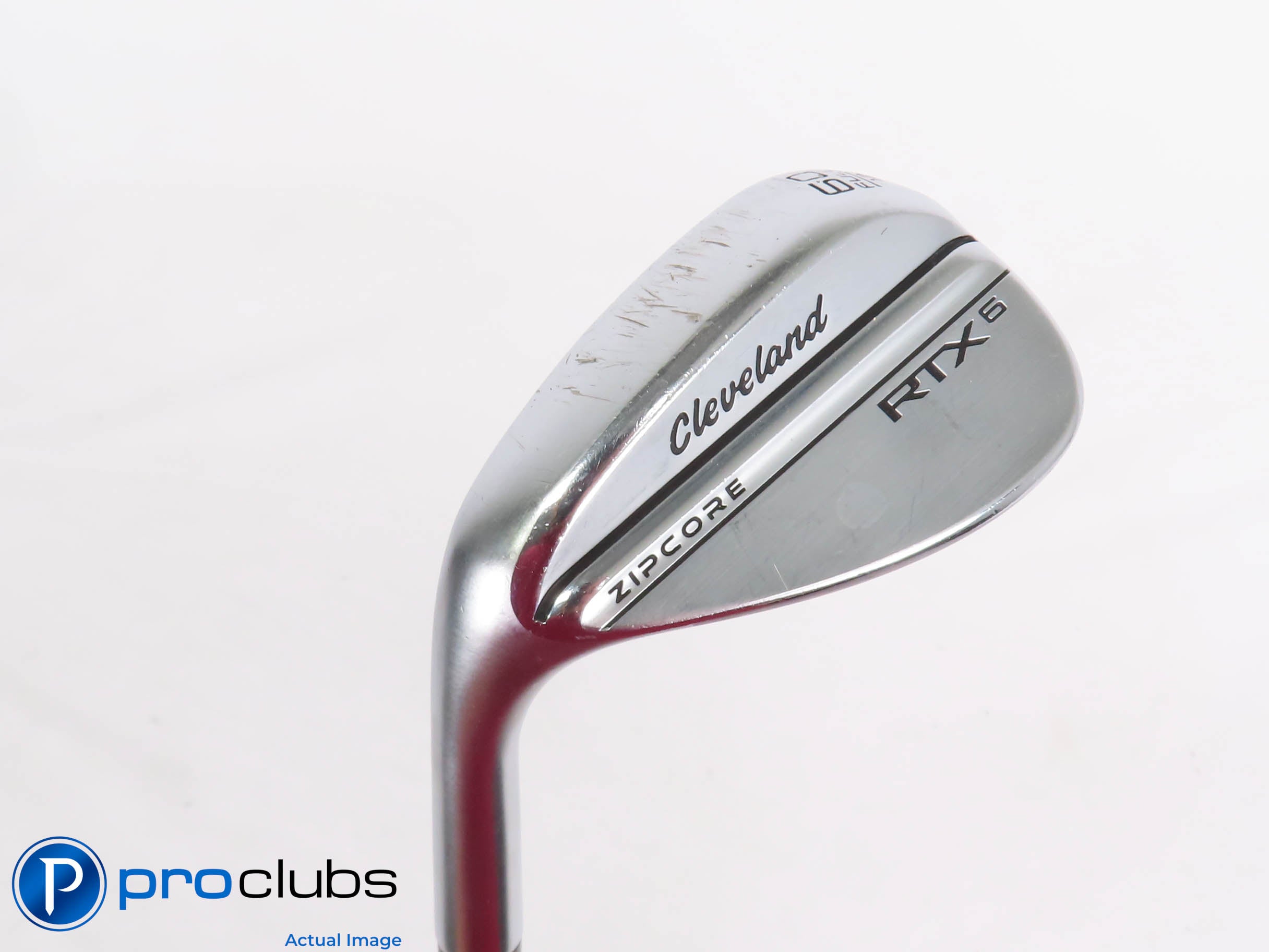 Left Hand Cleveland RTX-6 ZipCore (12* Full) 60* Wedge S400 Stiff #435631