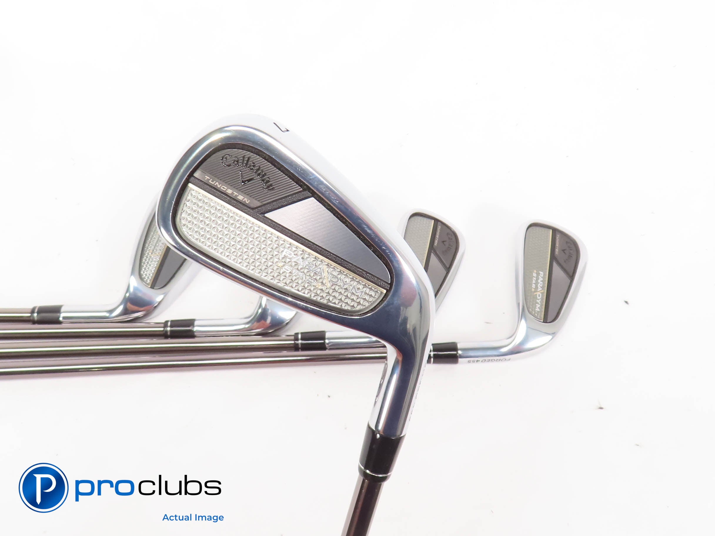 Nice! Callaway PARADYM STAR IRONS 7-PW,AW Graphite ATTAS Senior Flex #440460
