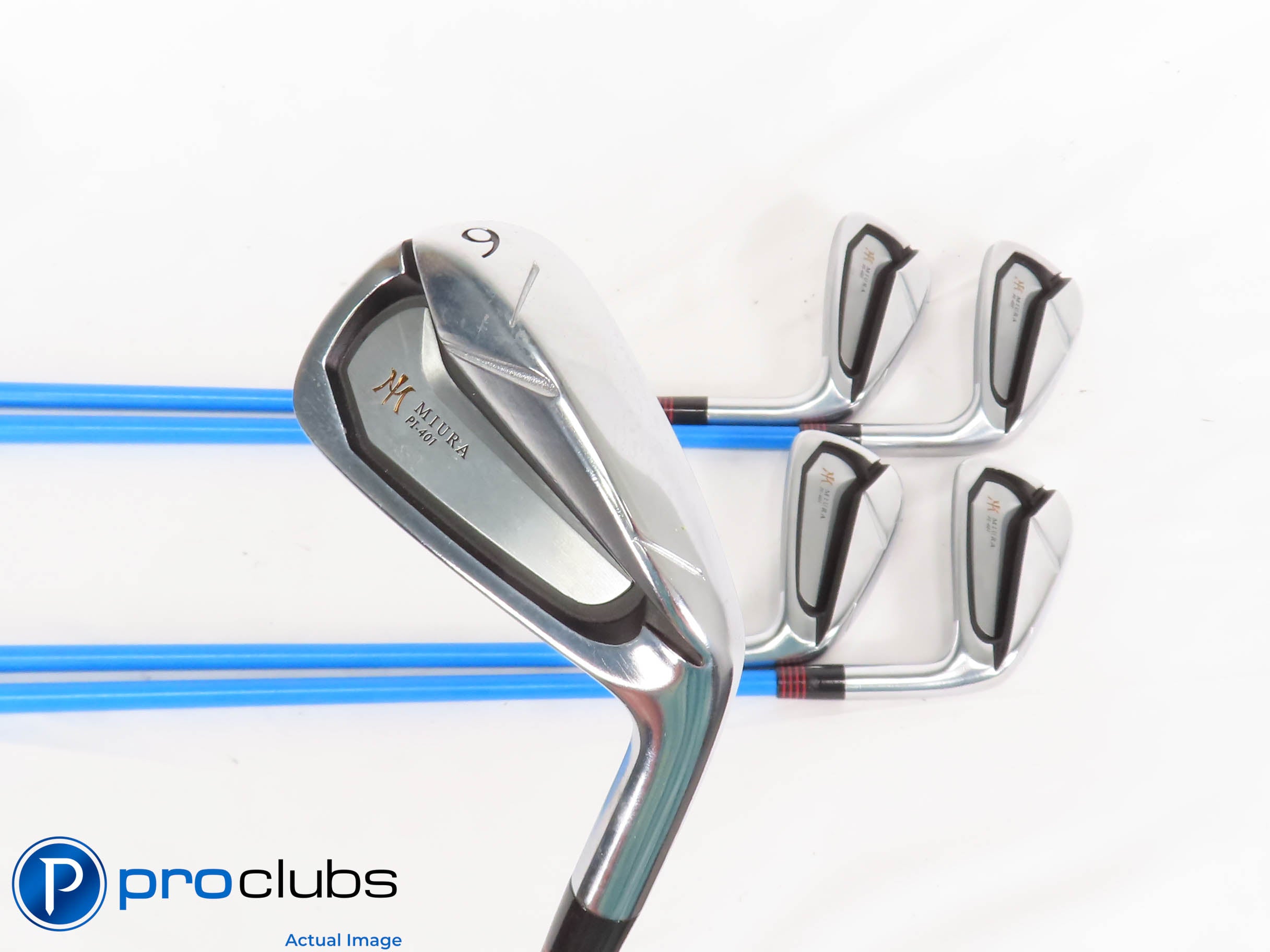 Nice MIURA PI-401 6-PW IRON SET - Accra Blue iS4 Senior Flex Graphite 440409