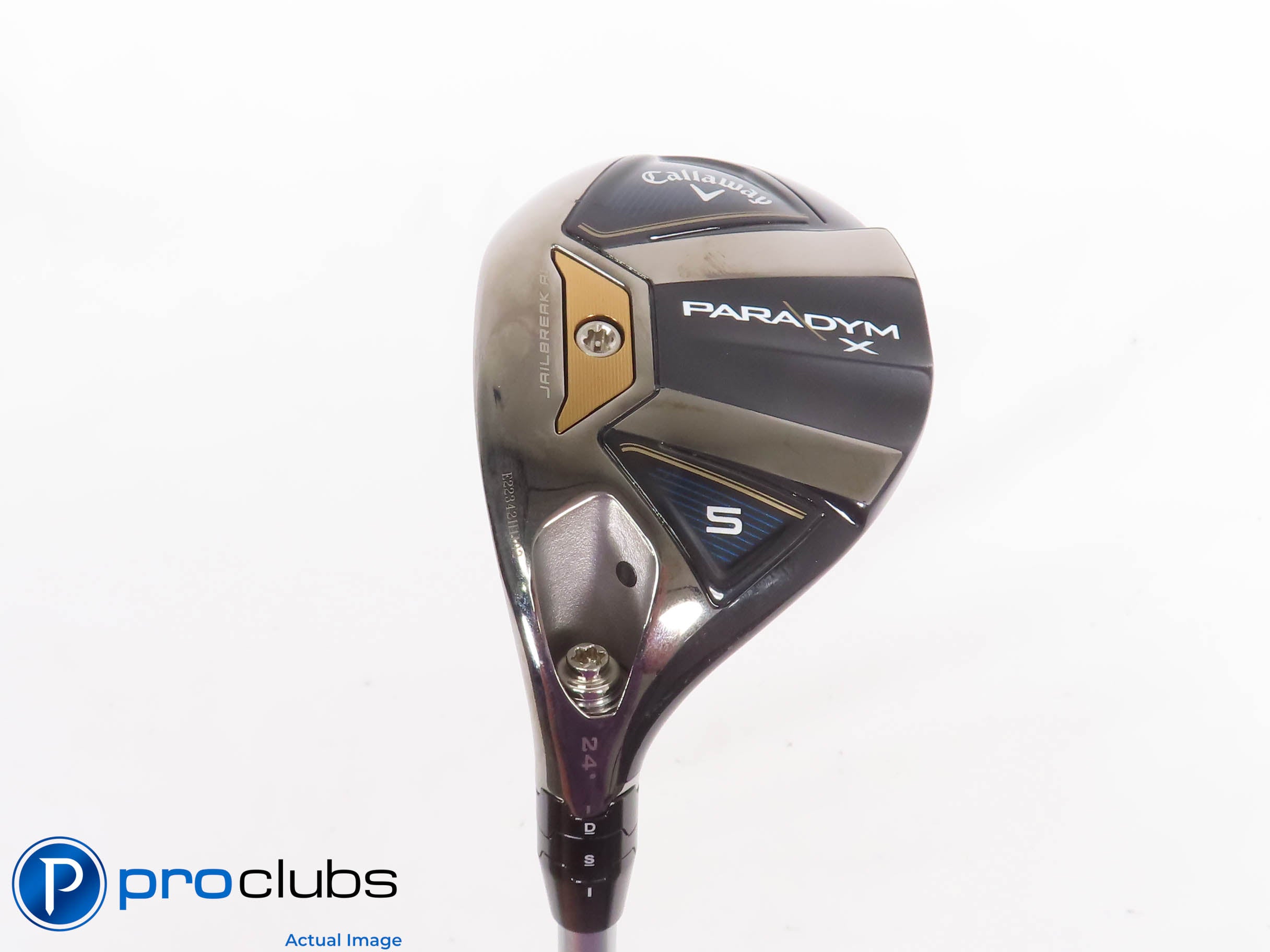 Nice Ladies Left Handed Callaway PARADYM X 24* 5 HYBRID - Ladies Flex 440501