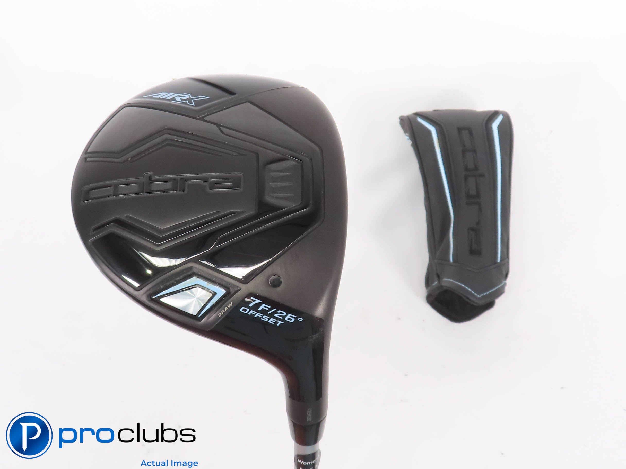 Nice! Ladies Cobra '23 Air-X Offset 26* 7 Wood w/ HC - Cobra Ladies Flex 441088