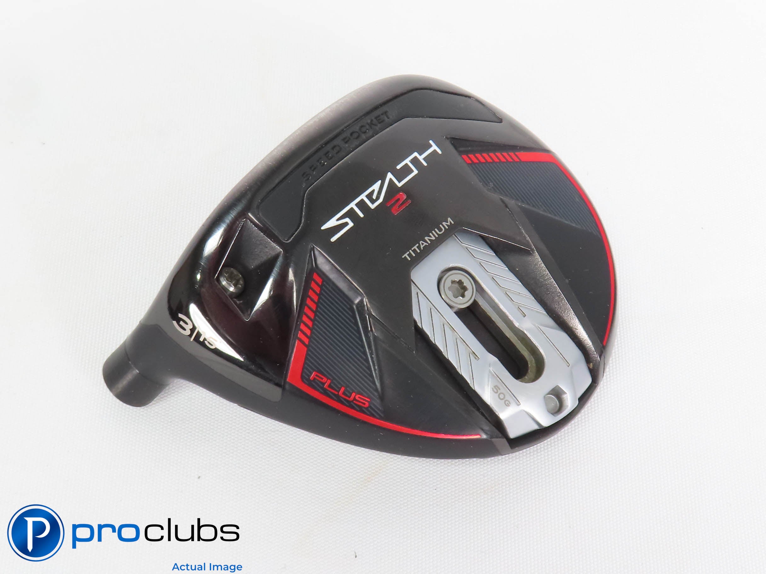 Nice Left Handed TaylorMade STEALTH 2 PLUS 15* 3 Wood HEAD ONLY 441036