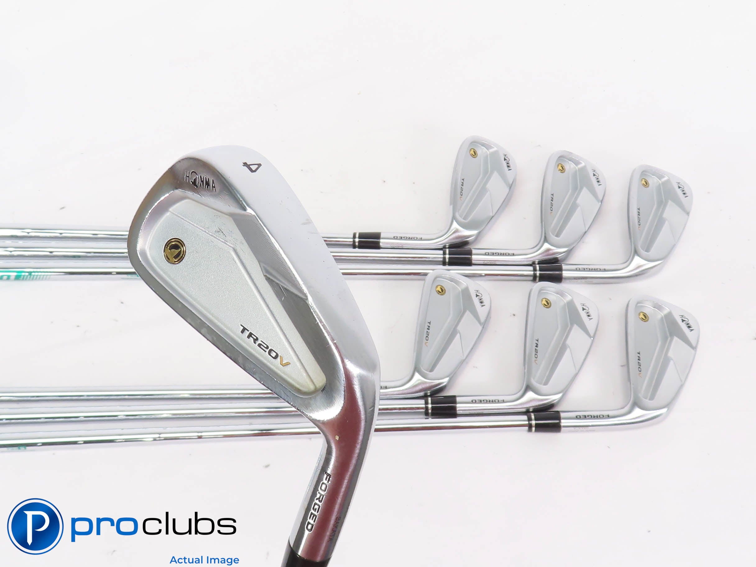 Nice HONMA TR20V Forged 4-PW IRON SET - NSPro 950GH NEO Stiff Flex Steel 432699