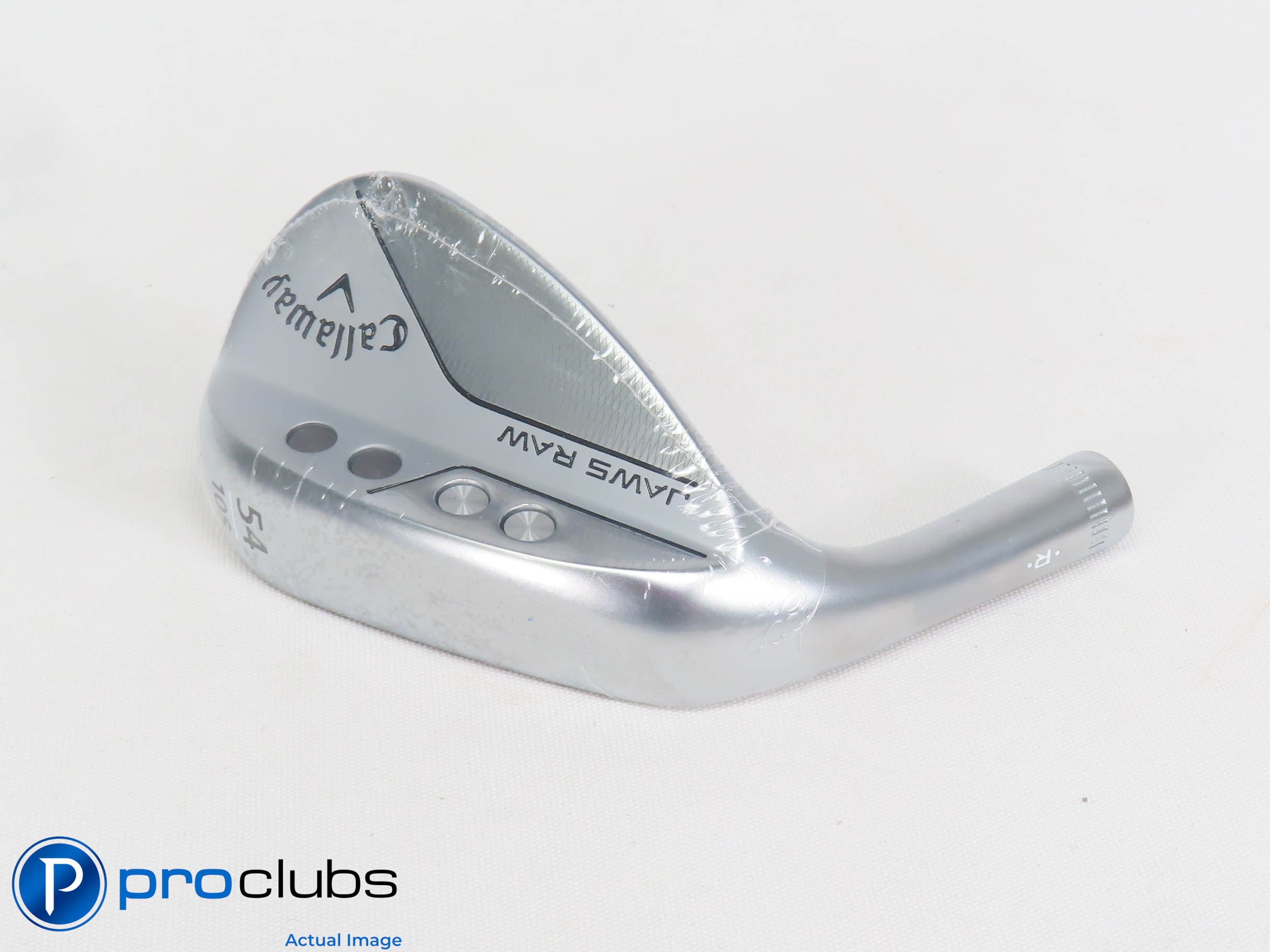 New! Left Handed Callaway Jaws Raw S-Grind 54*(10*) Wedge - Head Only - 440977