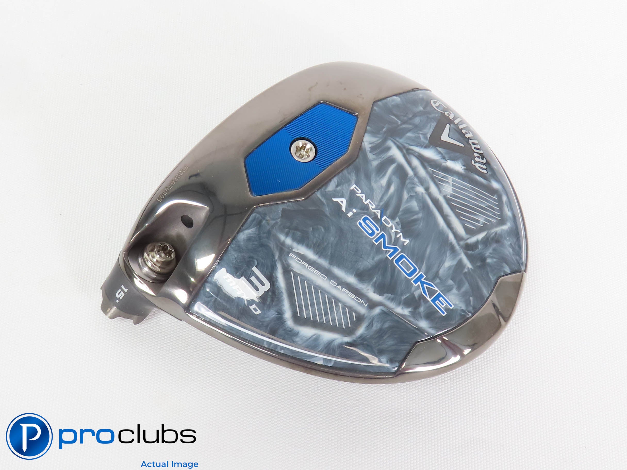 Nice Left Handed Callaway Ai Smoke MAX D 15* 3 Wood HEAD ONLY 439460
