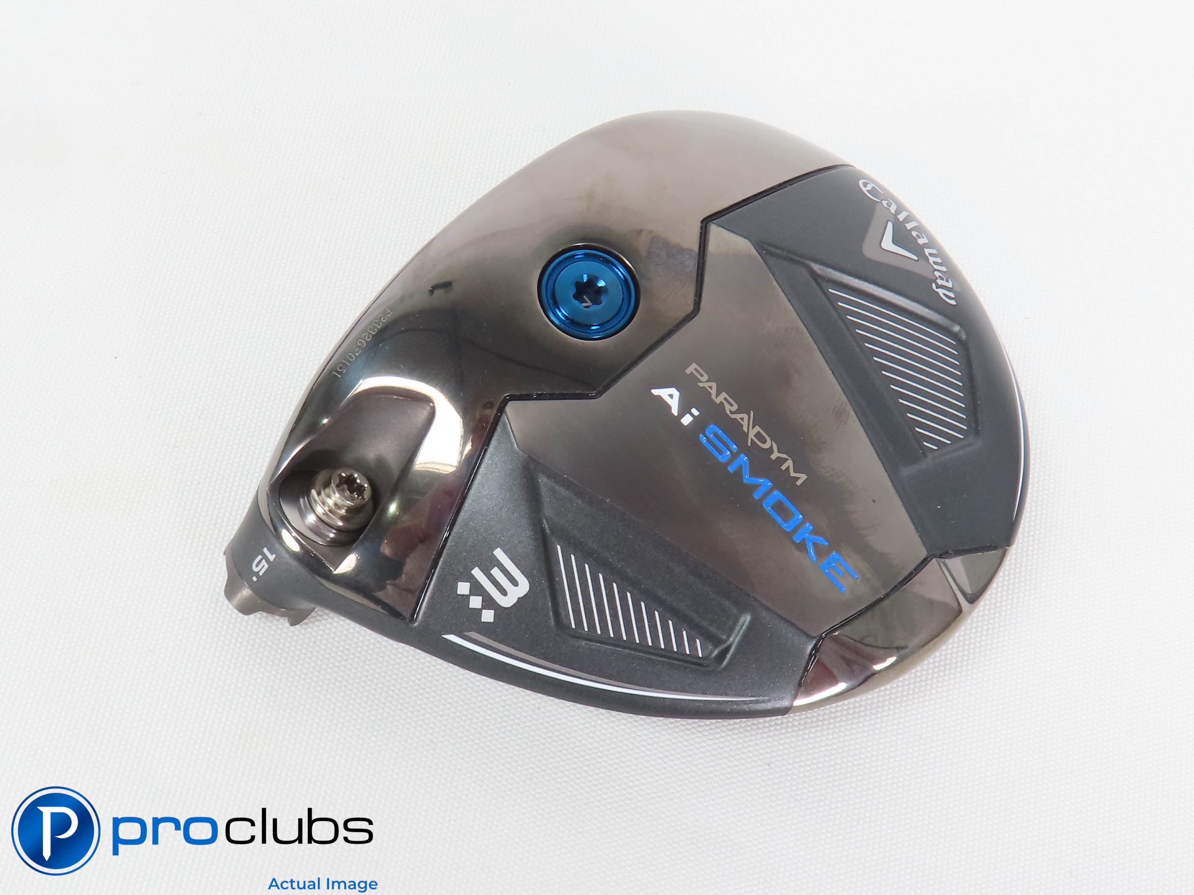 Nice Left Handed Callaway Ai Smoke Triple Diamond 15* 3 Wood HEAD ONLY 439458