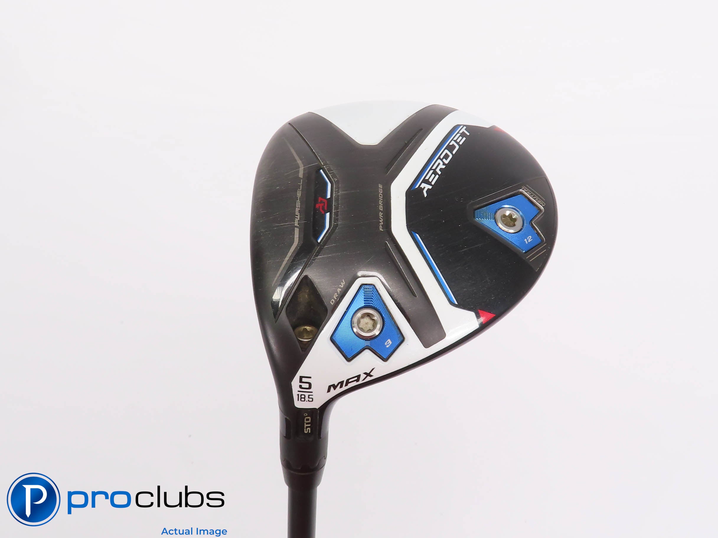 Left Hand Cobra AEROJET MAX 18.5* 5 Wood - Helium Black 4F2 Senior Flex #440855